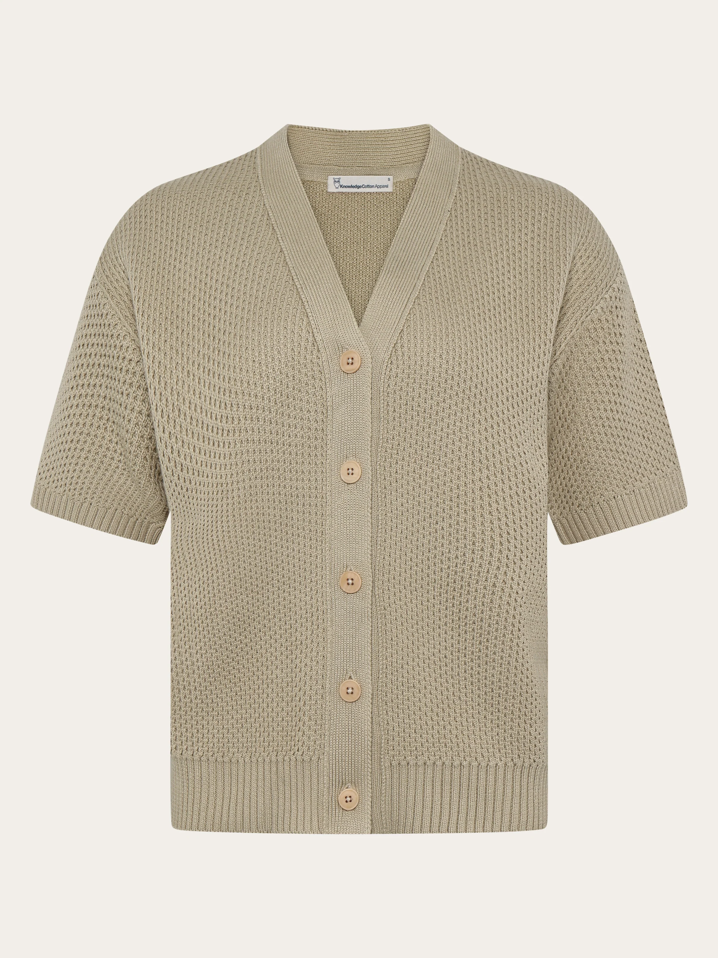 Knit cardigan - Light feather gray