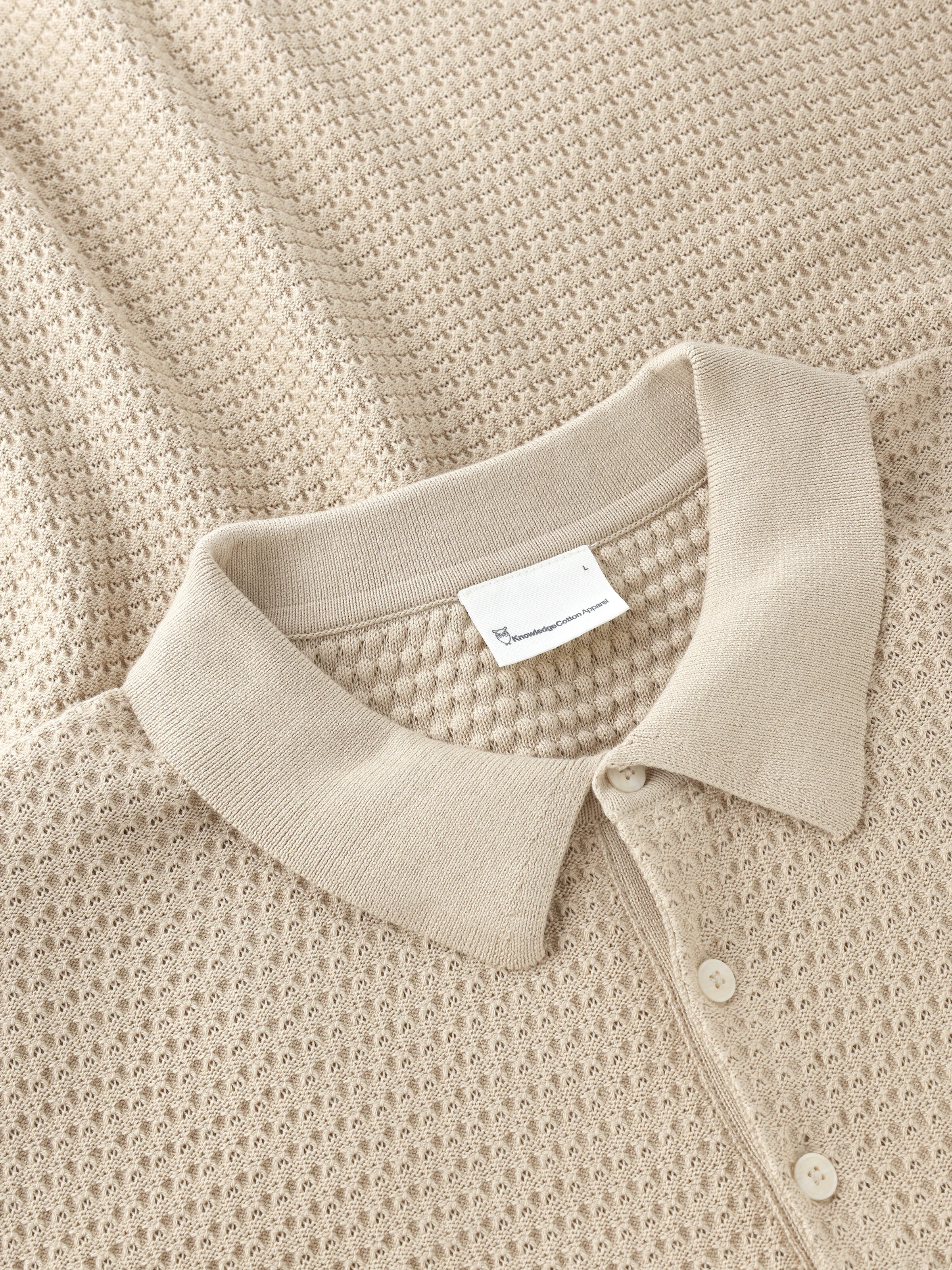 Knitted polo - Light feather gray - Image 2