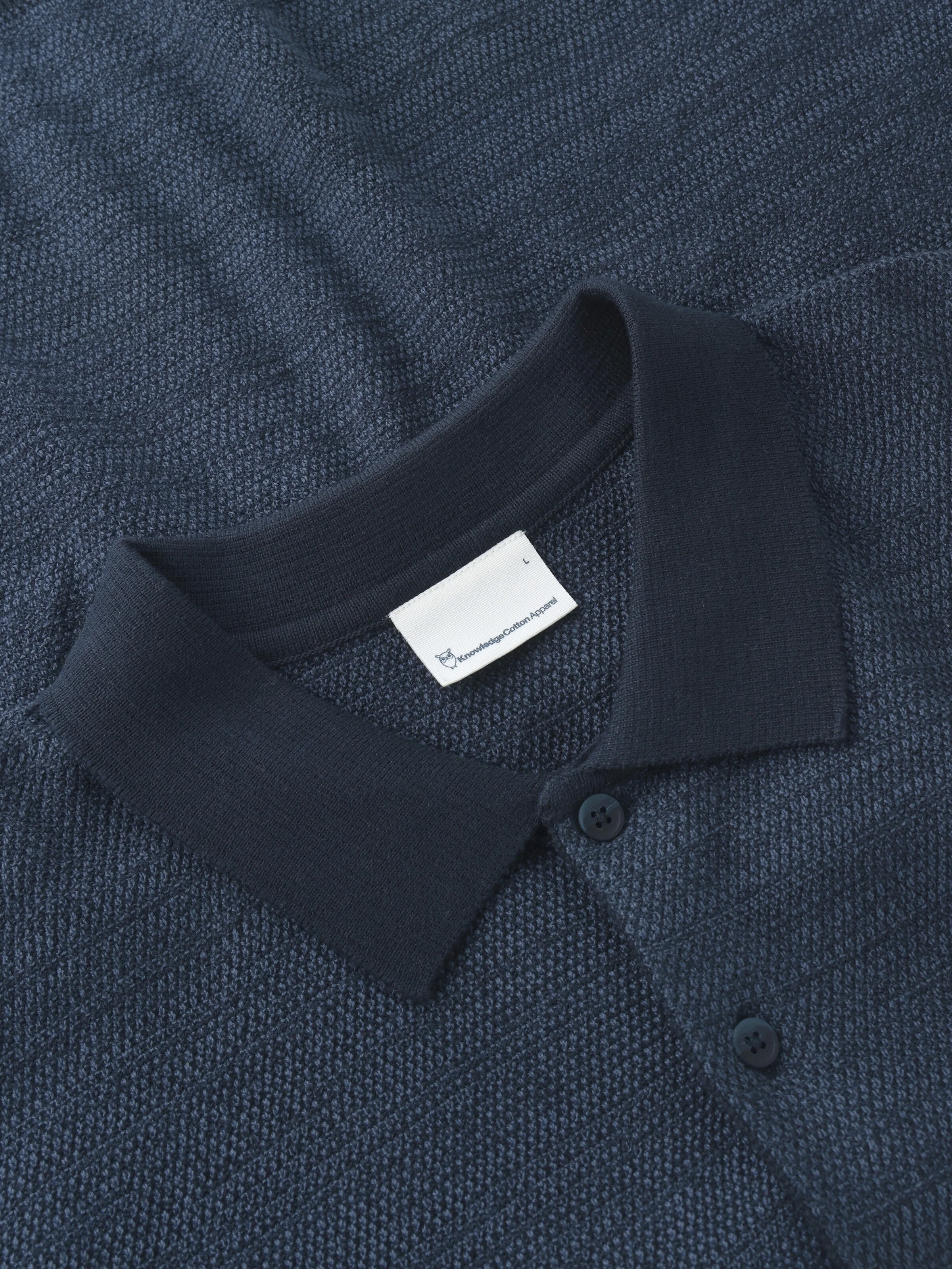 Knitted polo - Night Sky - Image 3