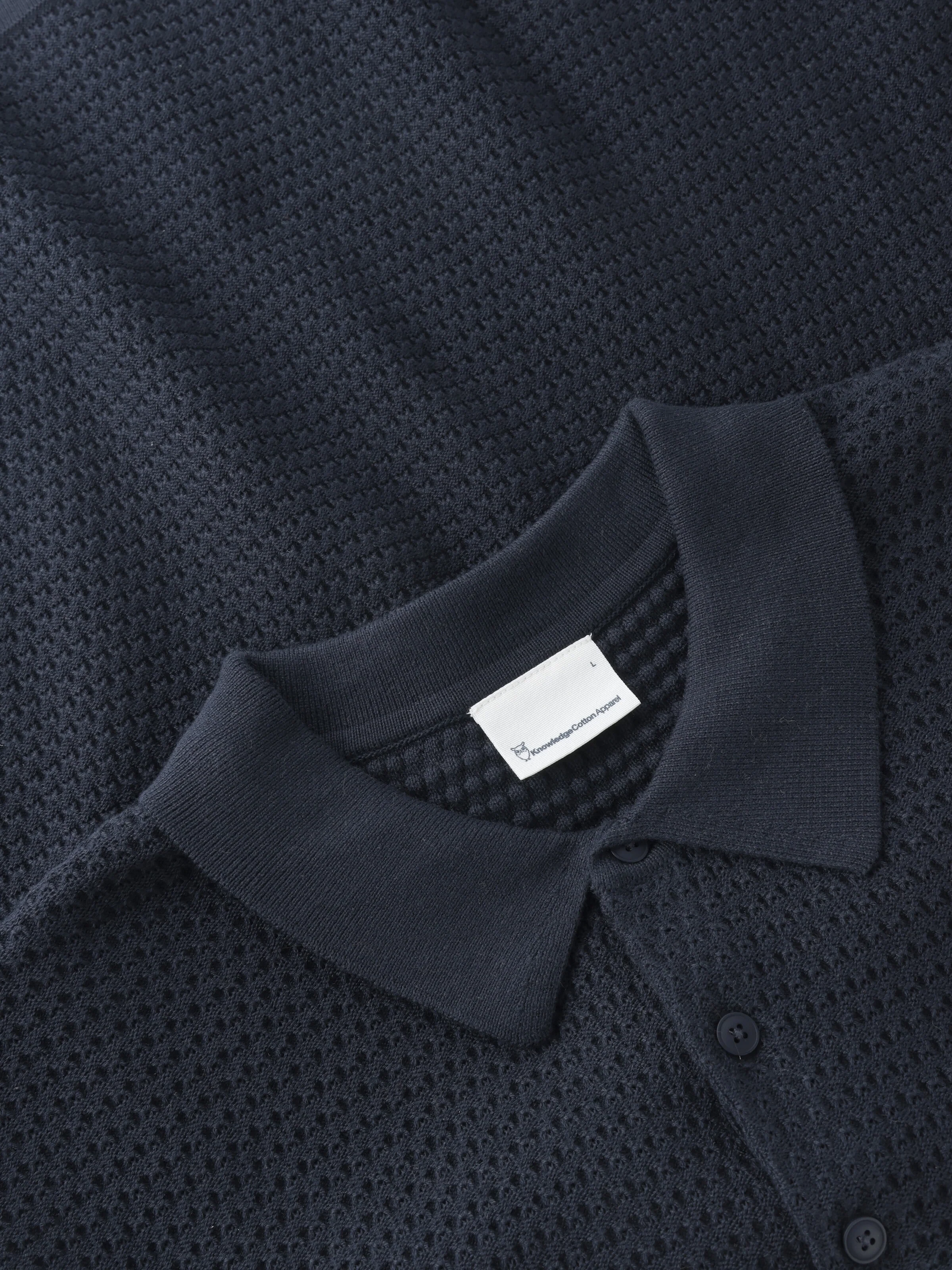 Knitted polo - Night Sky - Image 2