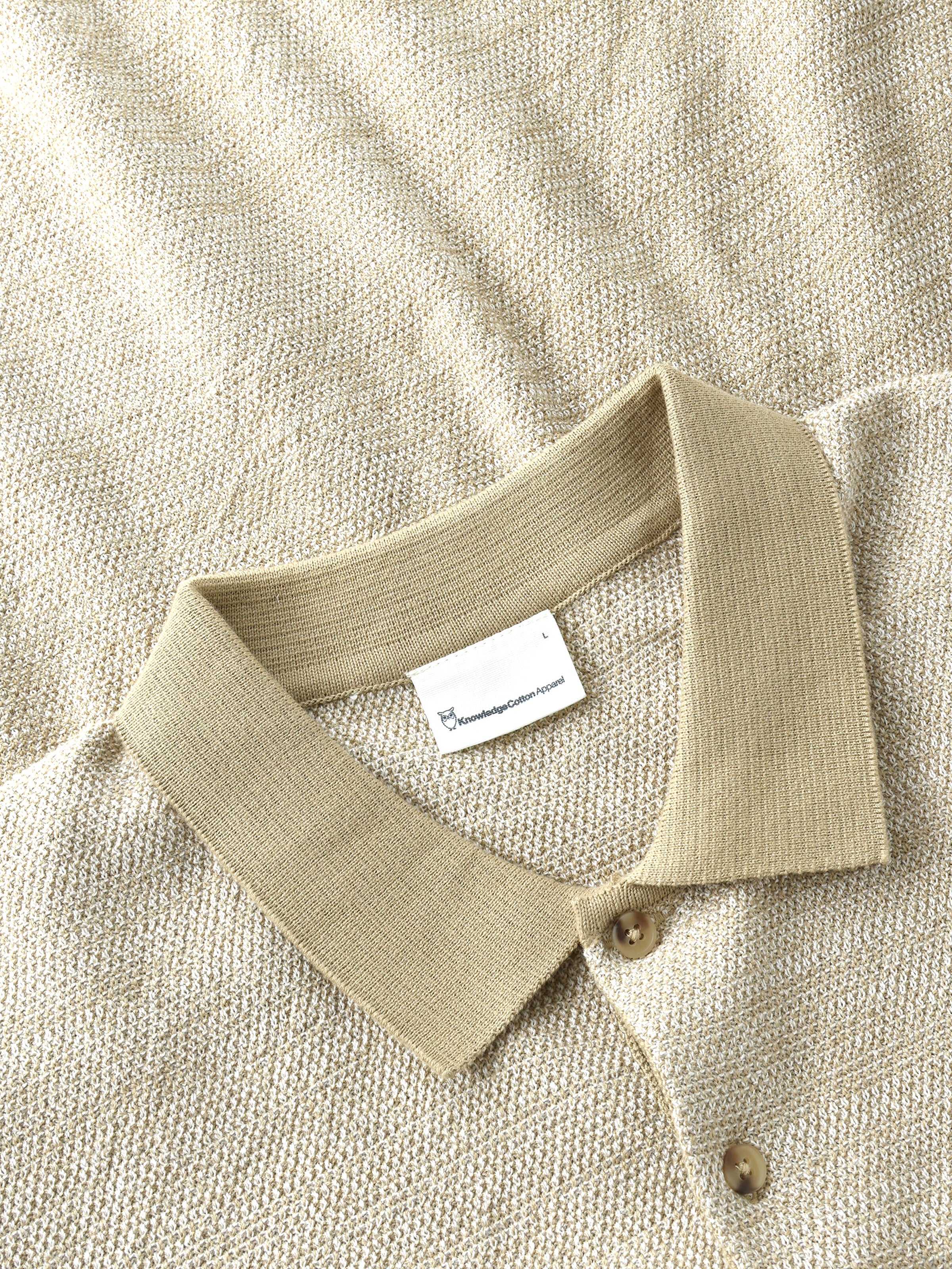 Knitted polo - Twill - Image 2