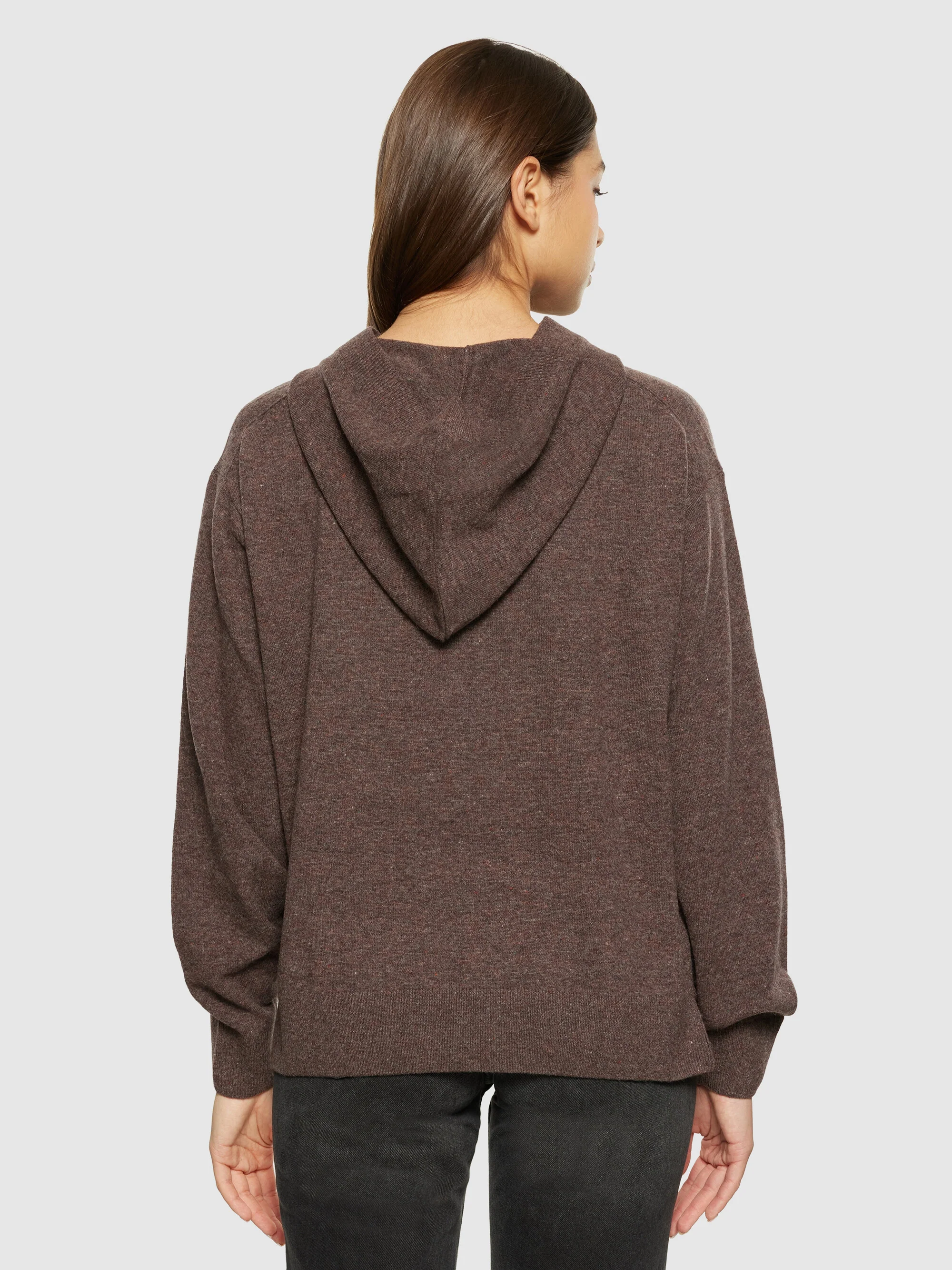 Lambswool hood knit - RWS - Demitasse (brown) - Image 3