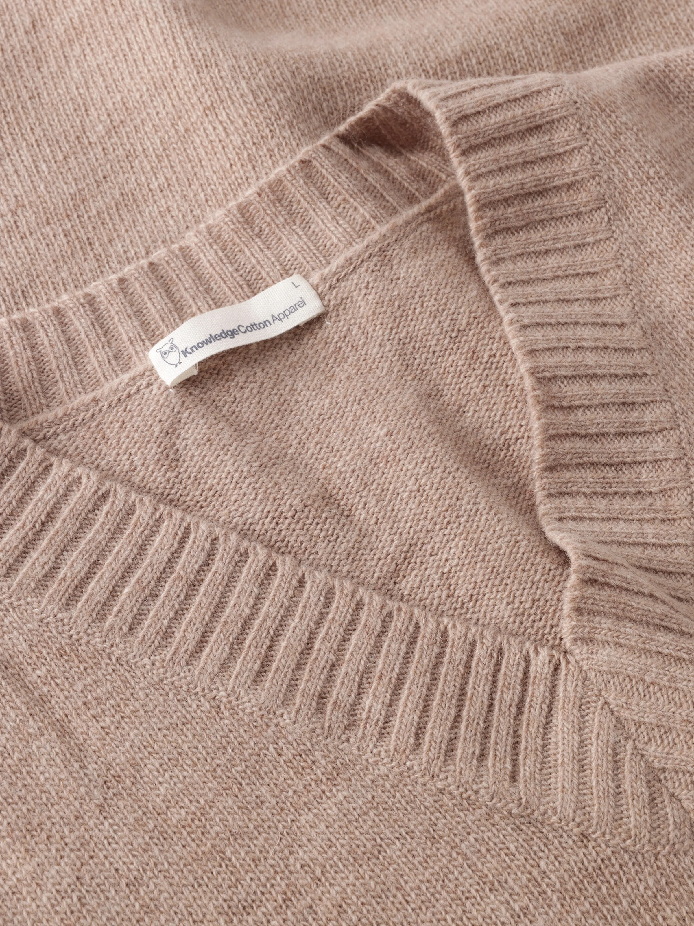Lambswool Vest Knit RWS - Kelp melange - Image 2