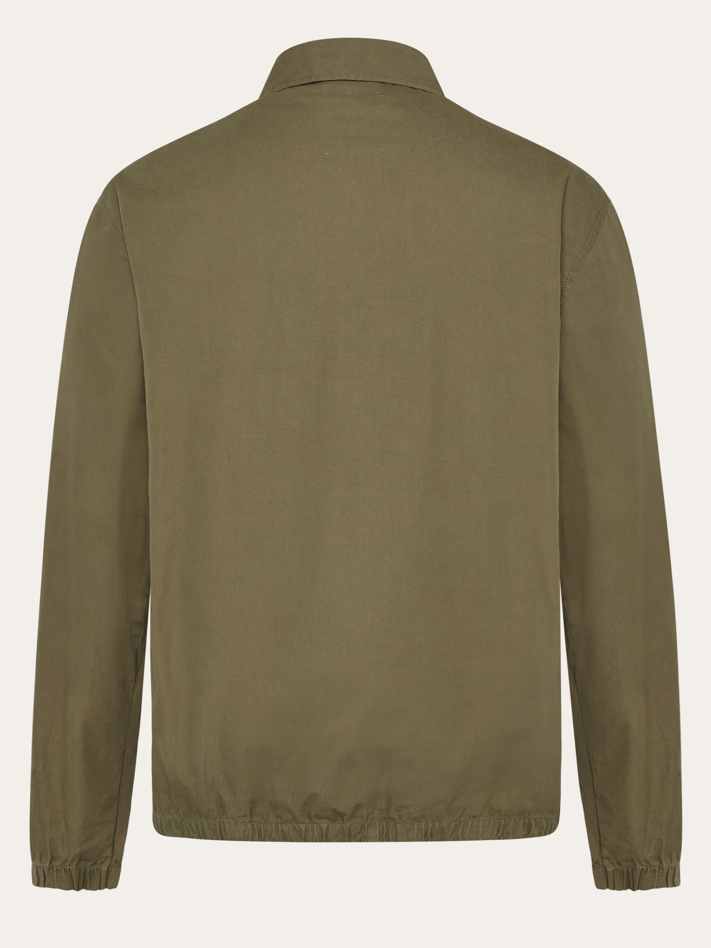 Light poplin jacket - Burned Olive - Image 2