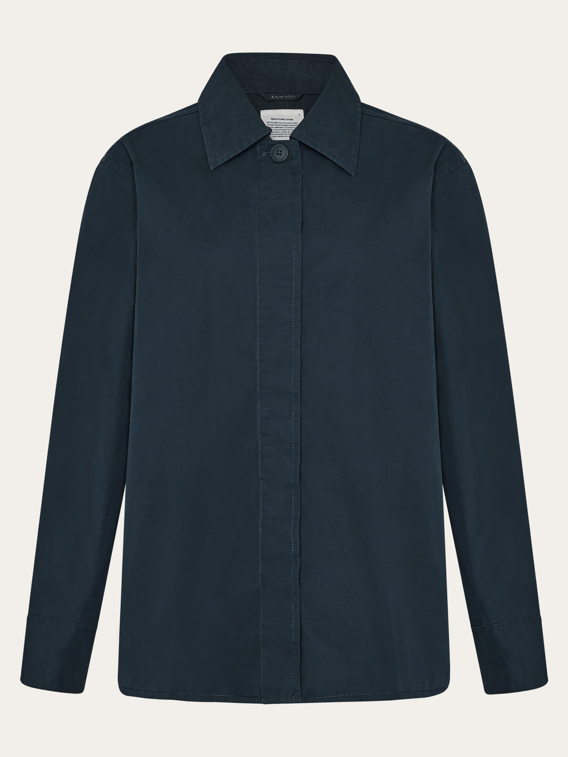 Light poplin jacket - Total Eclipse