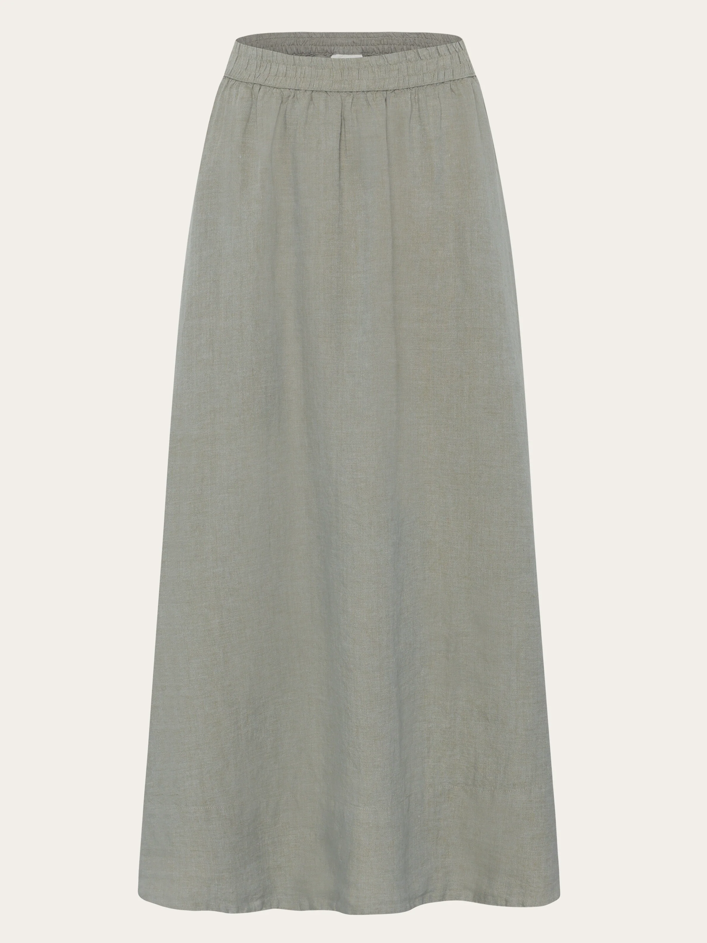 Linen maxi skirt - Yarndyed Twill