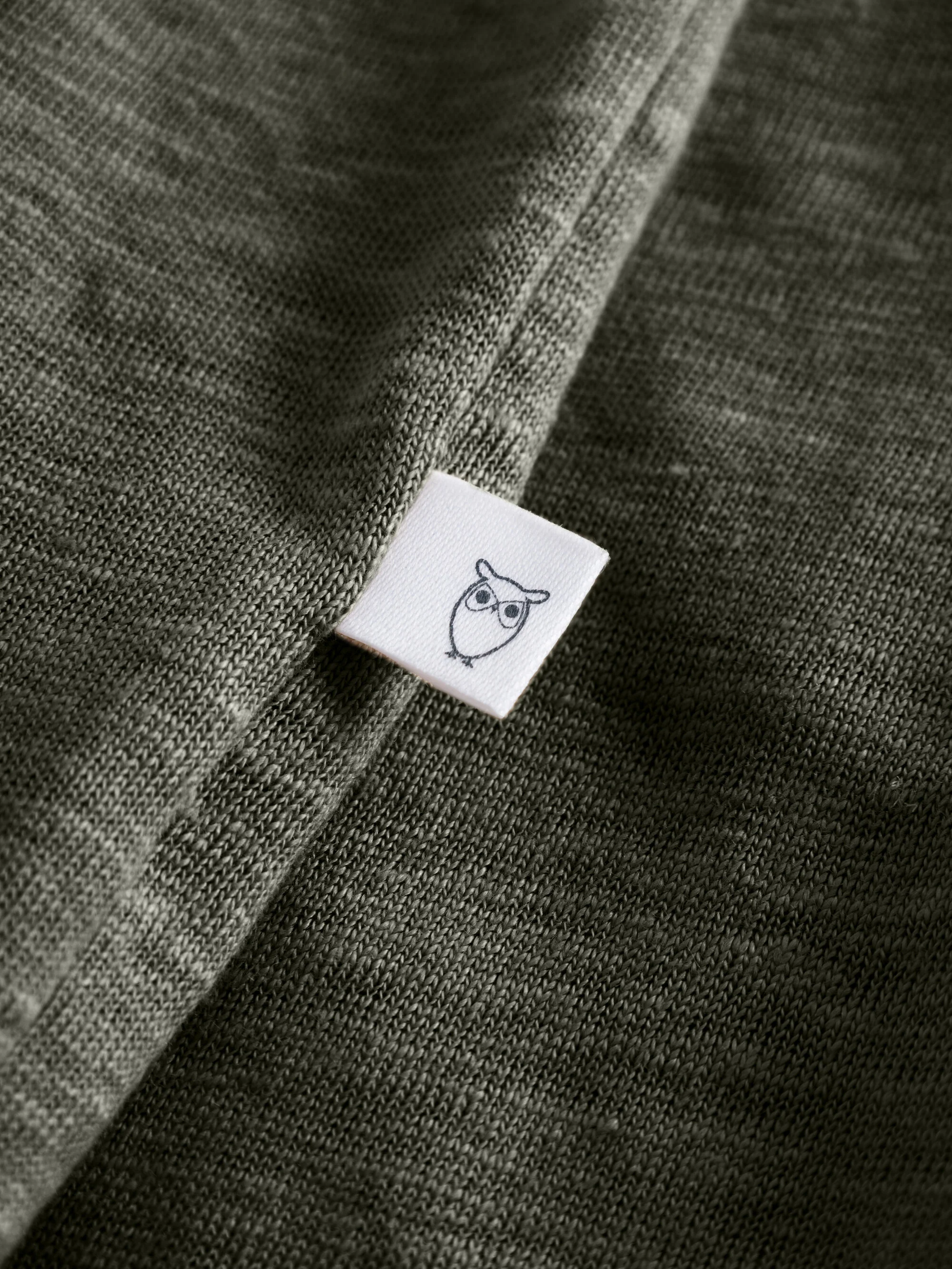 Linen polo - Forest Night - Image 6