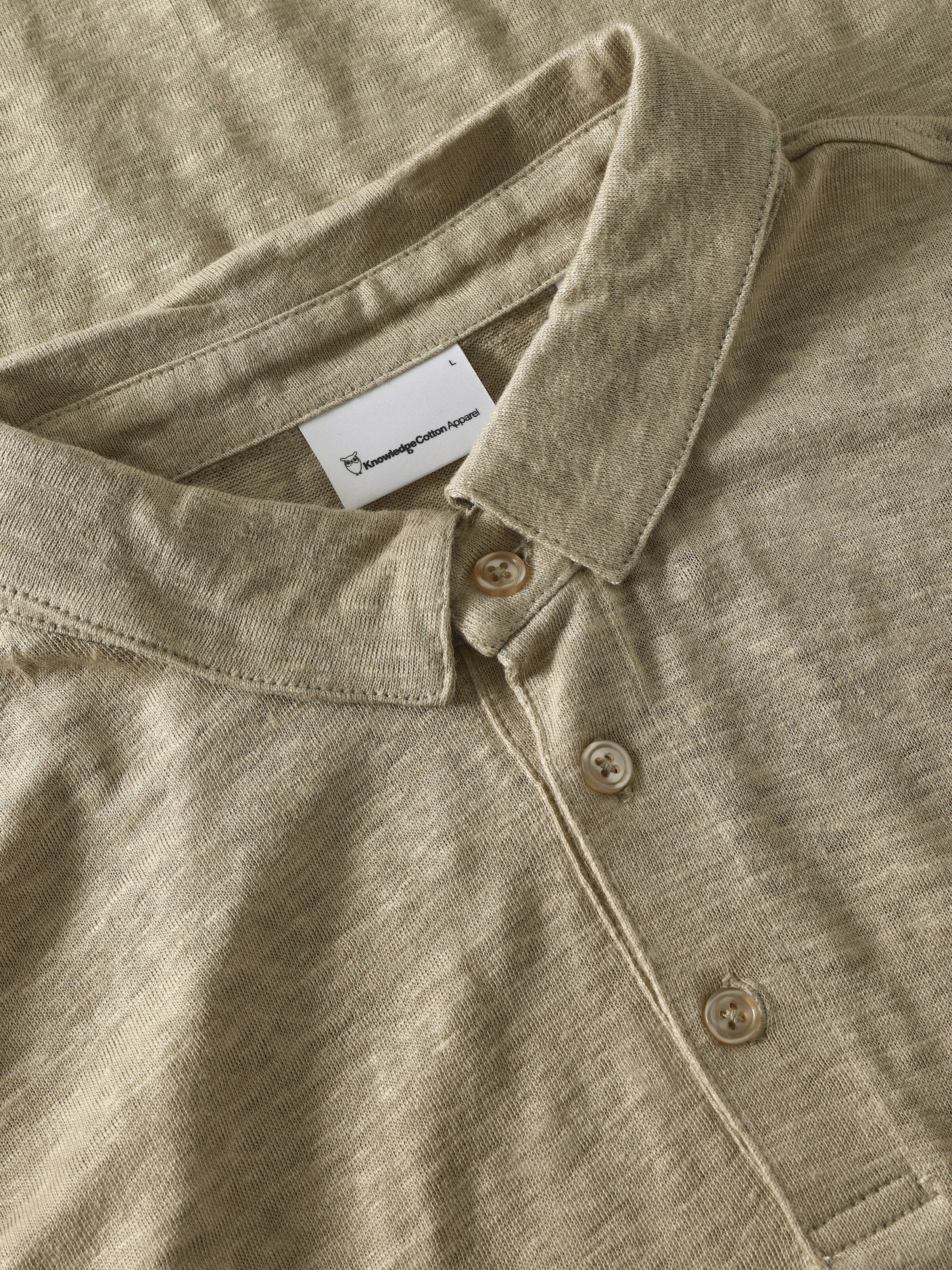 Linen polo - Twill - Image 2