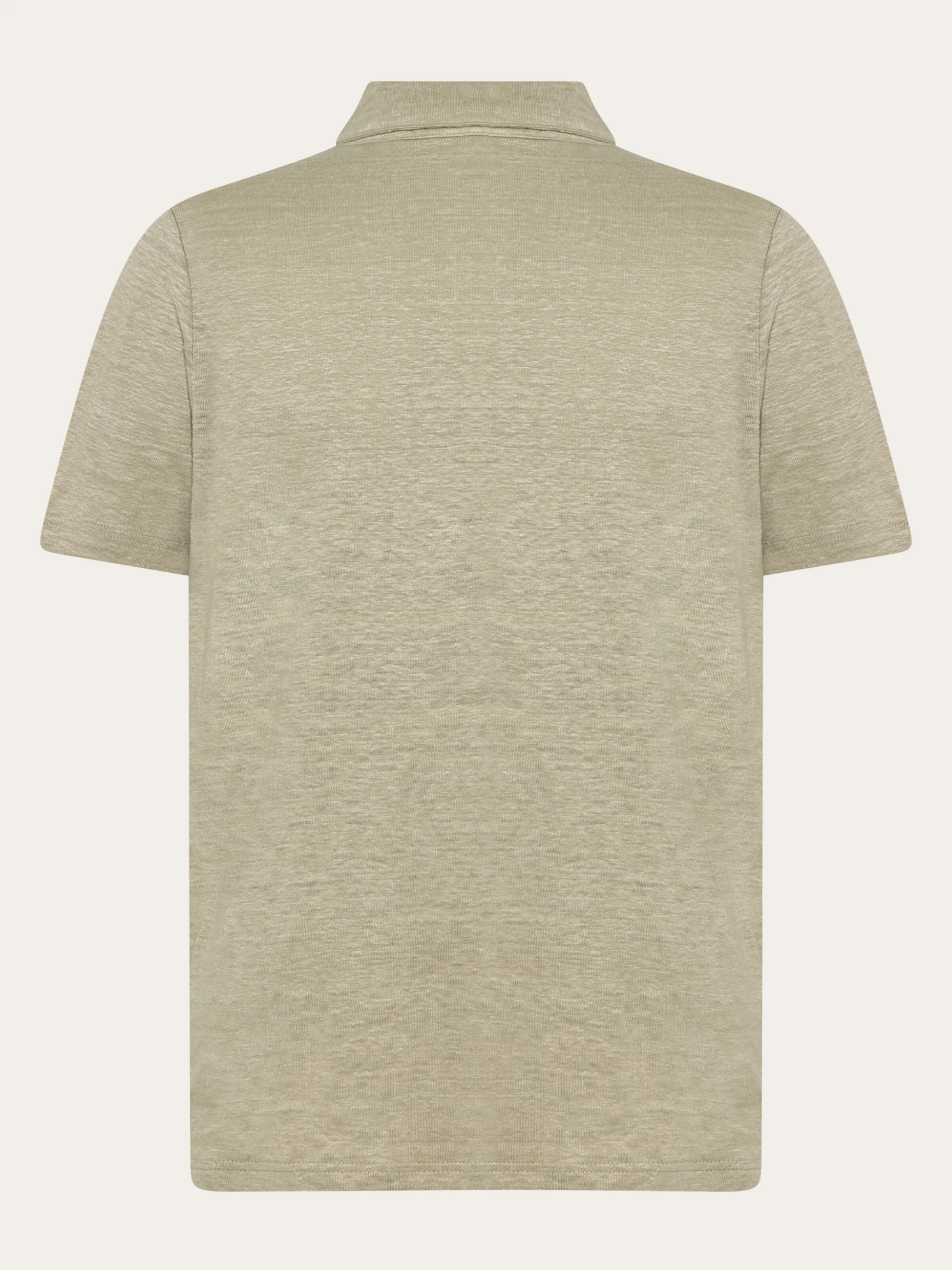 Linen polo - Twill - Image 3