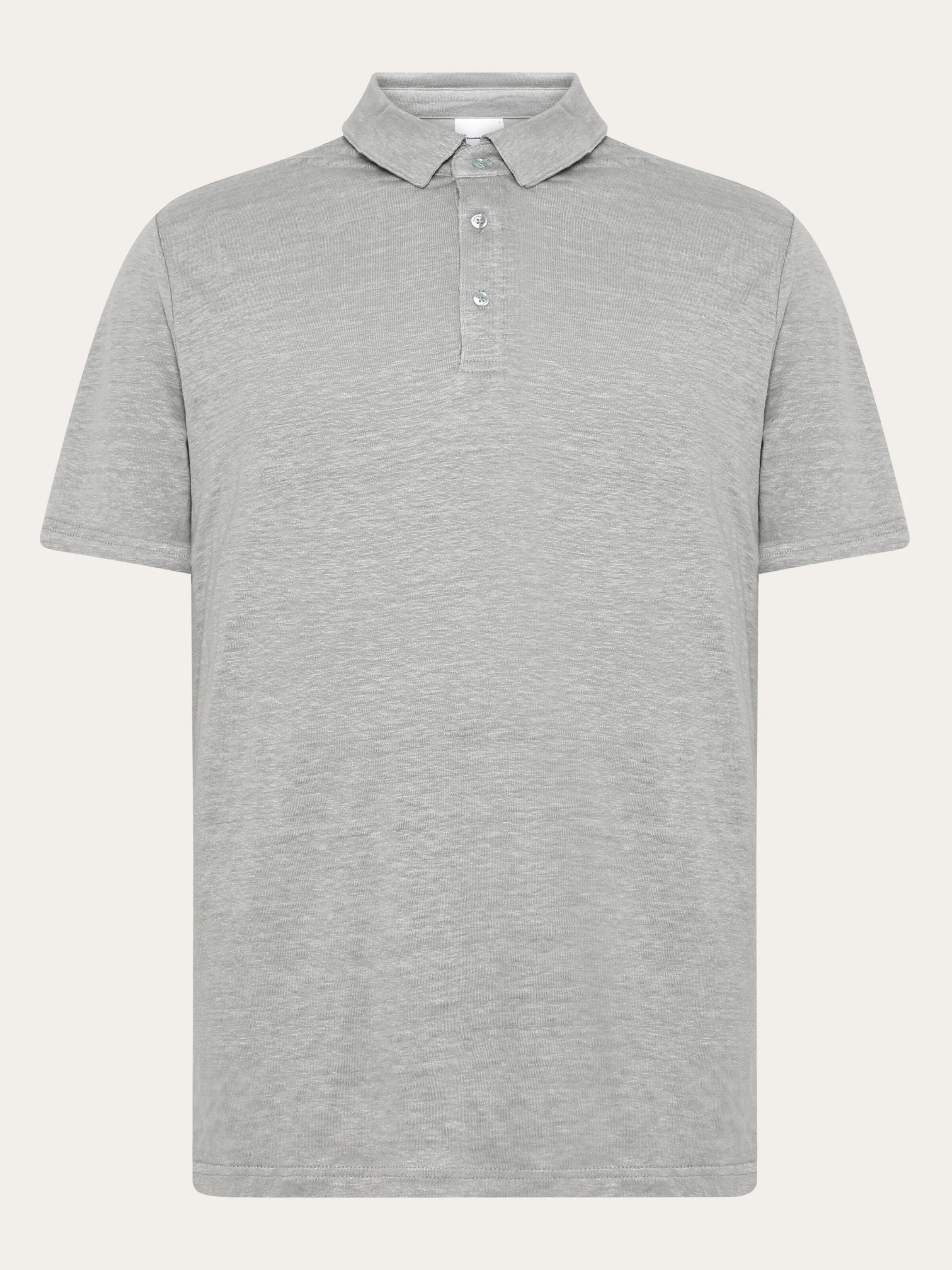 Linen polo - Ultimate Grey