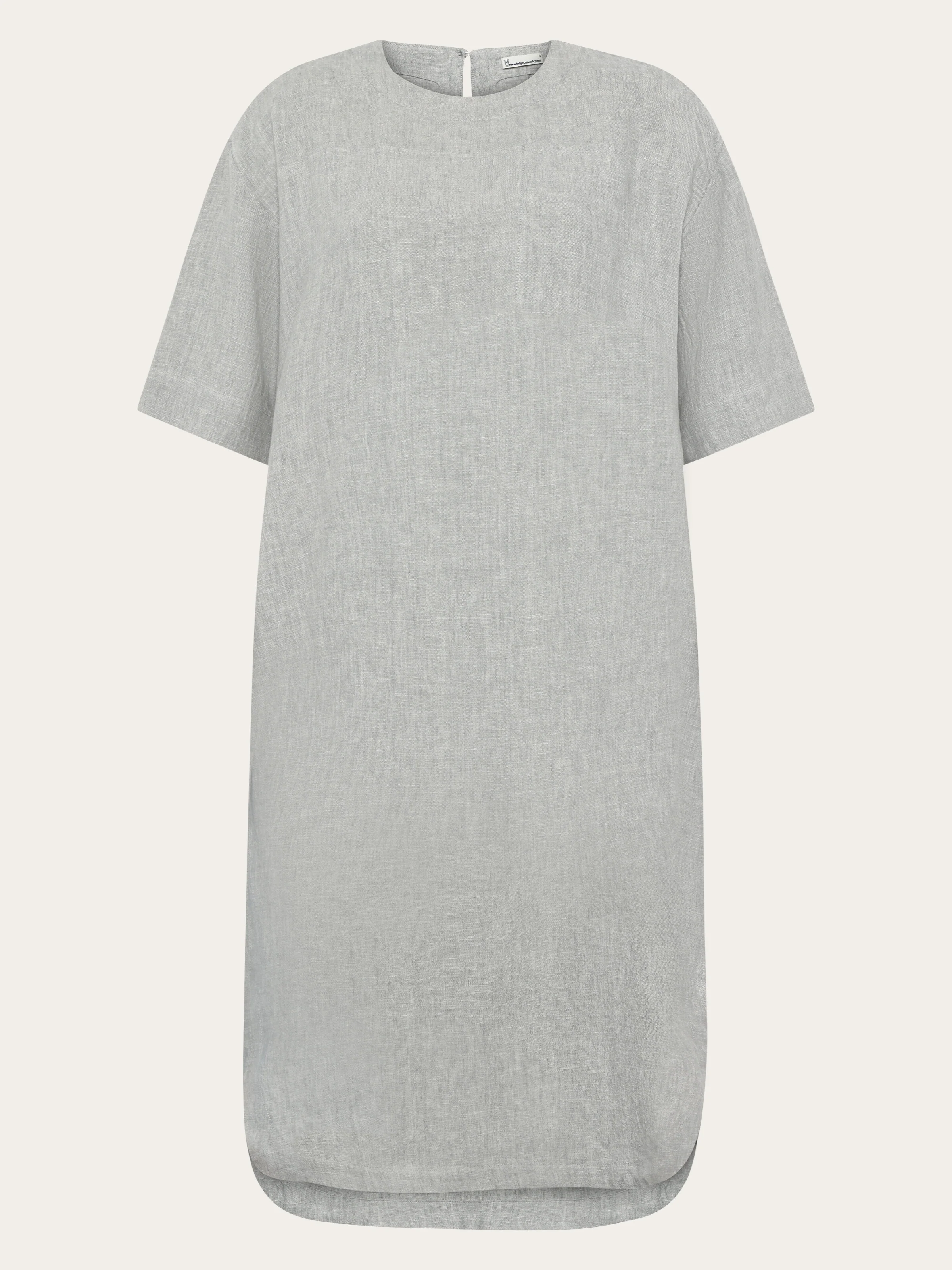 Linen t-shirt dress - Yarndyed Ultimate Grey