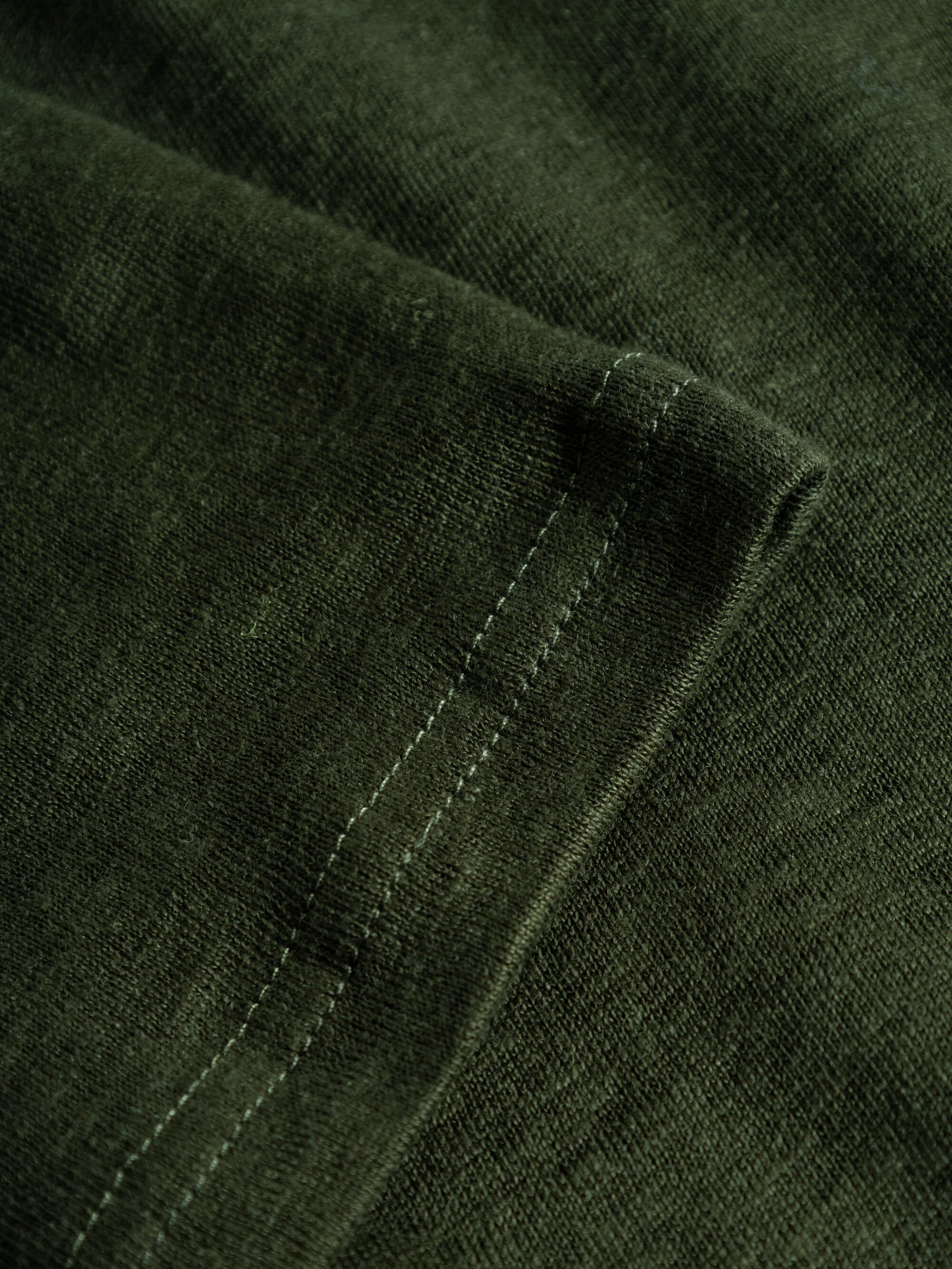Linen t-shirt - Forest Night - Image 4
