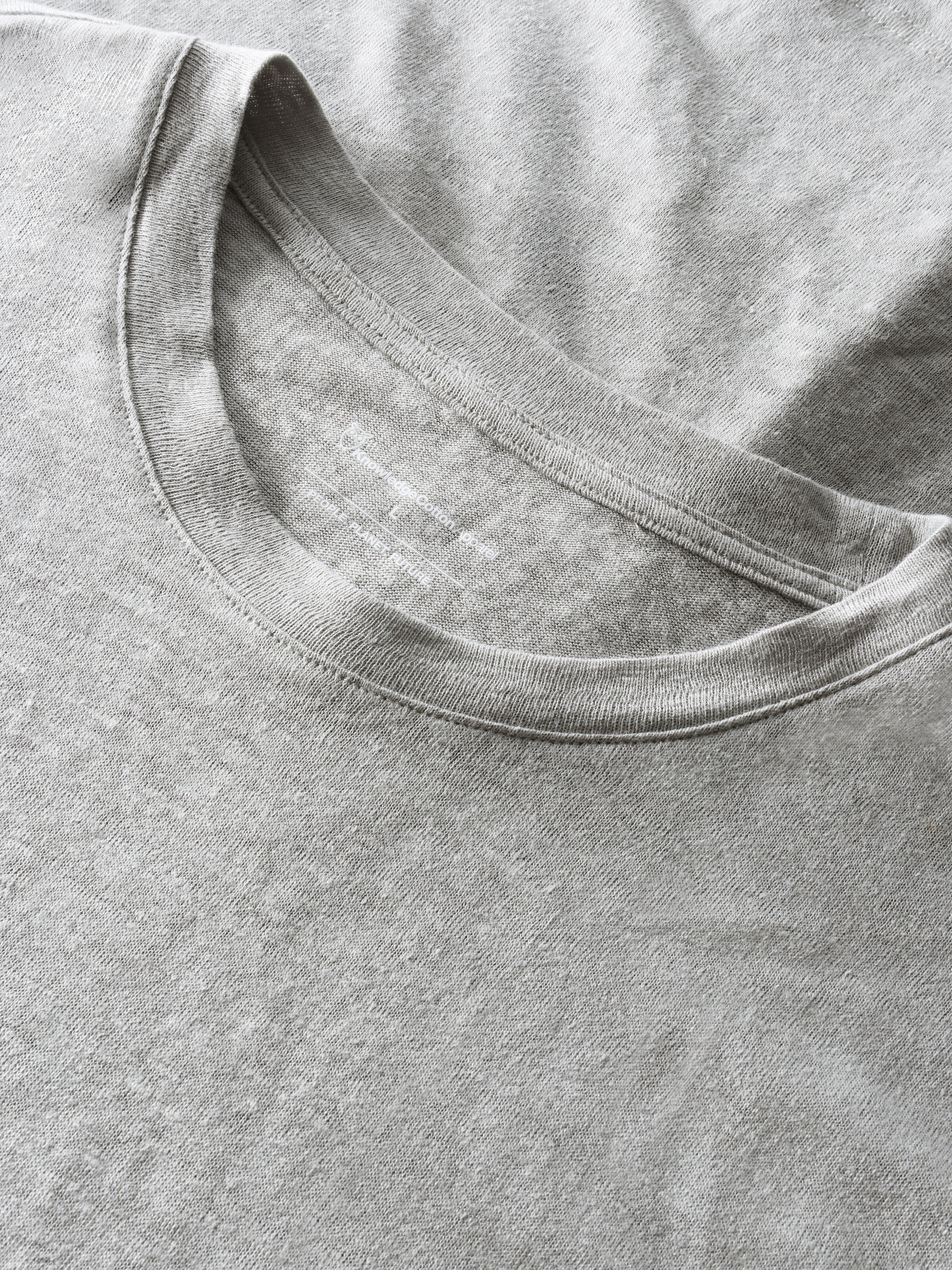 Linen t-shirt - Ultimate Grey - Image 3