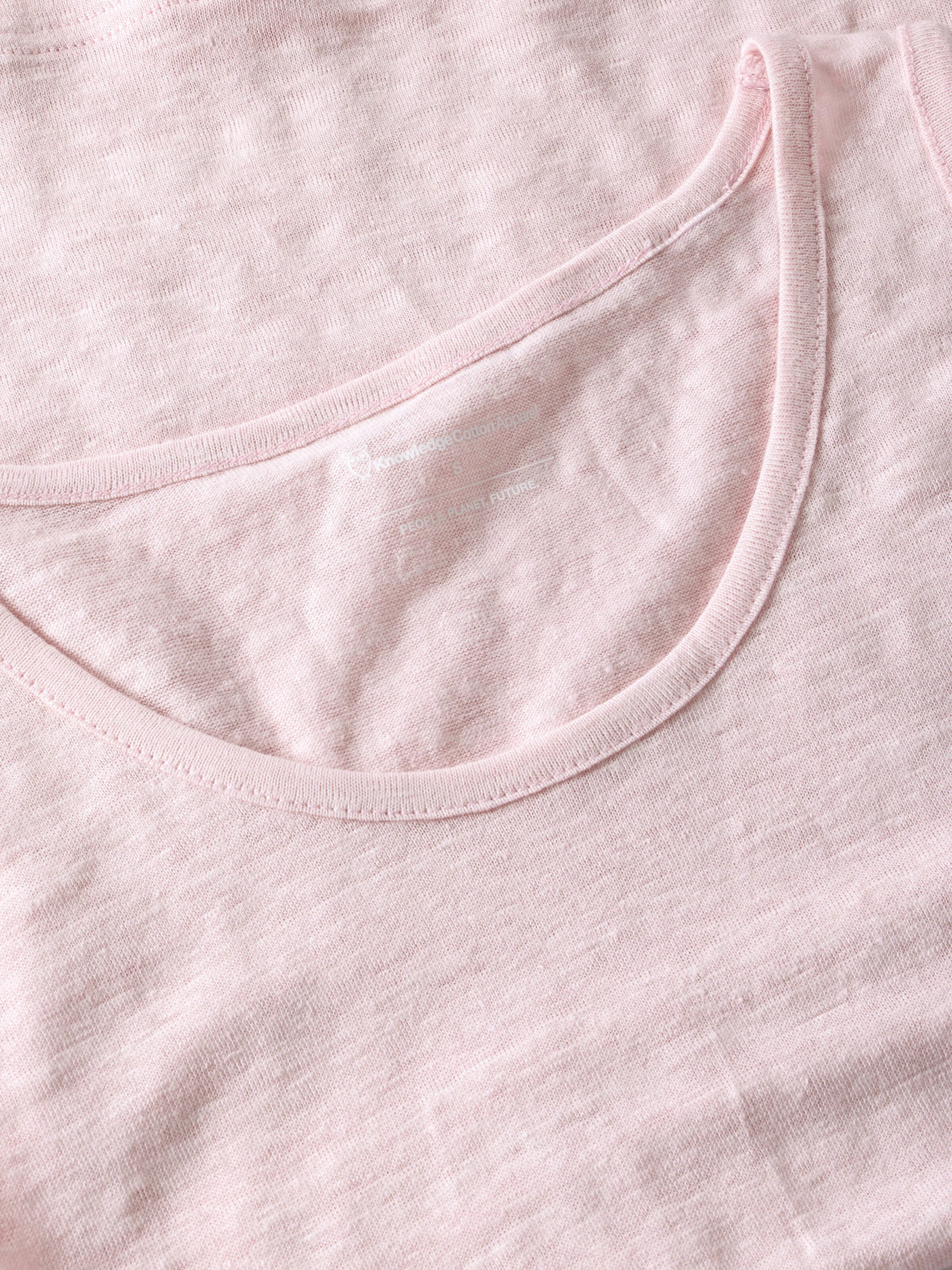 Linen tank top - Pale Lilac - Image 2