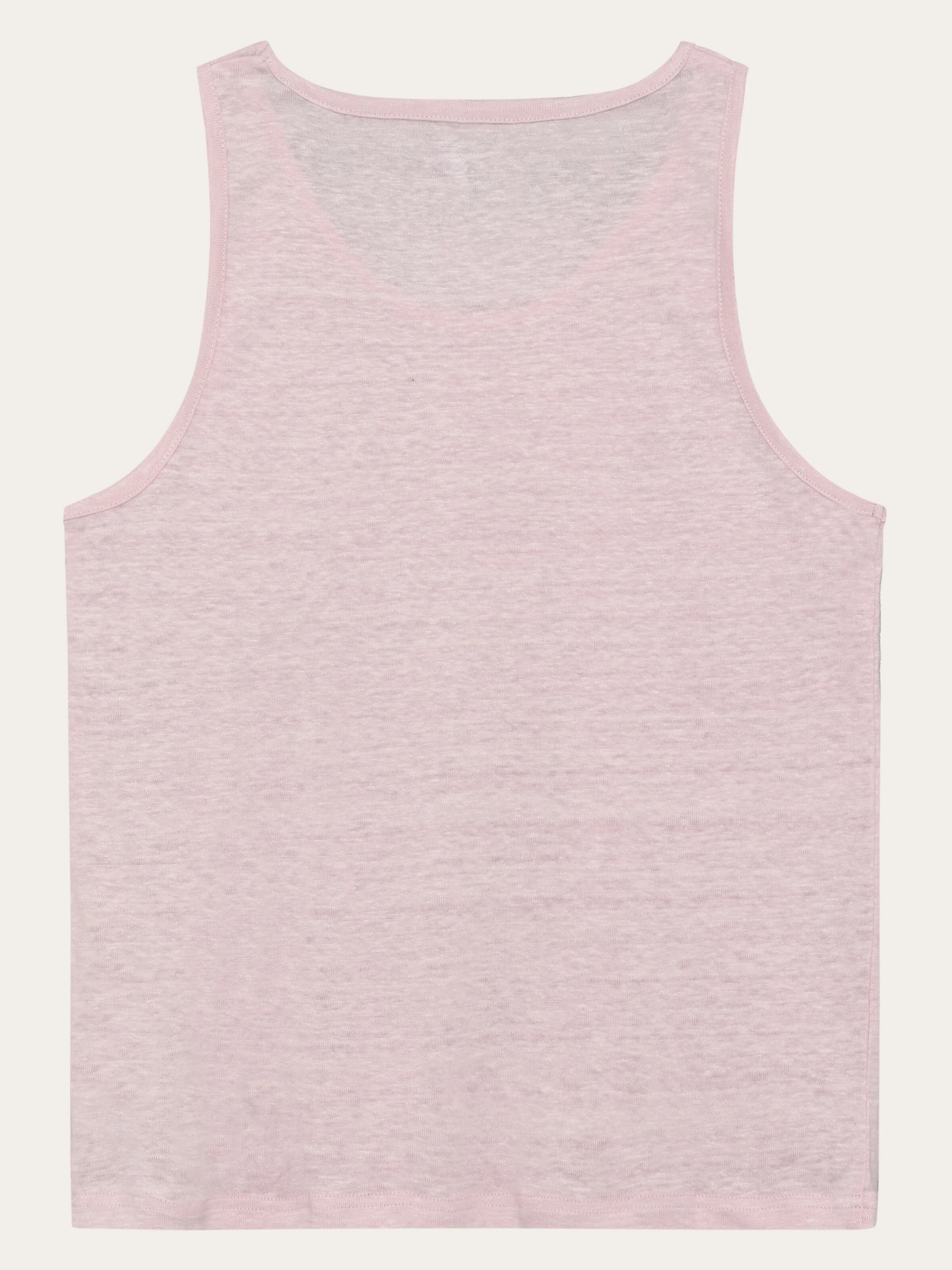 Linen tank top - Pale Lilac - Image 3