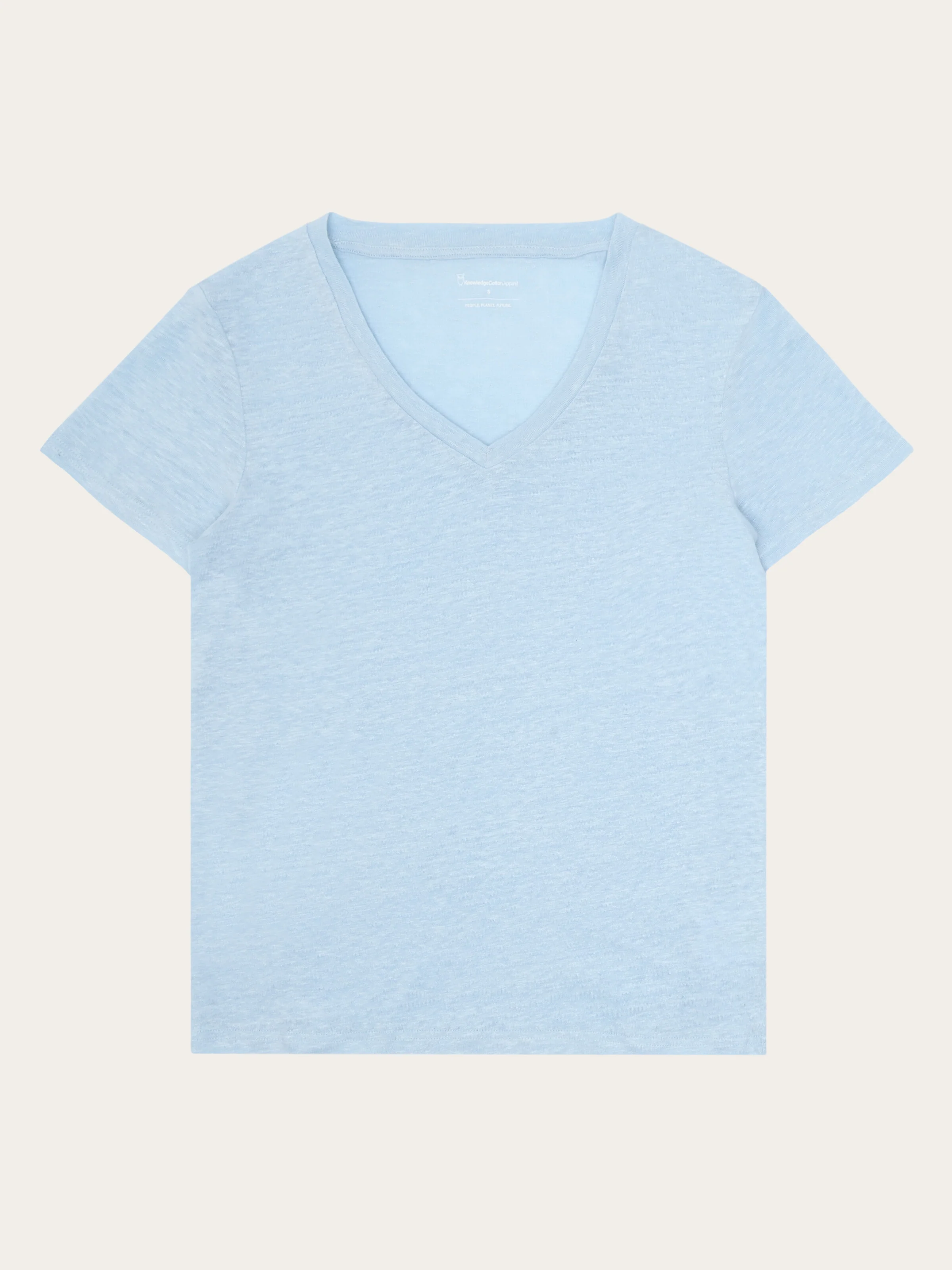 Linen v-neck t-shirt - Skyway