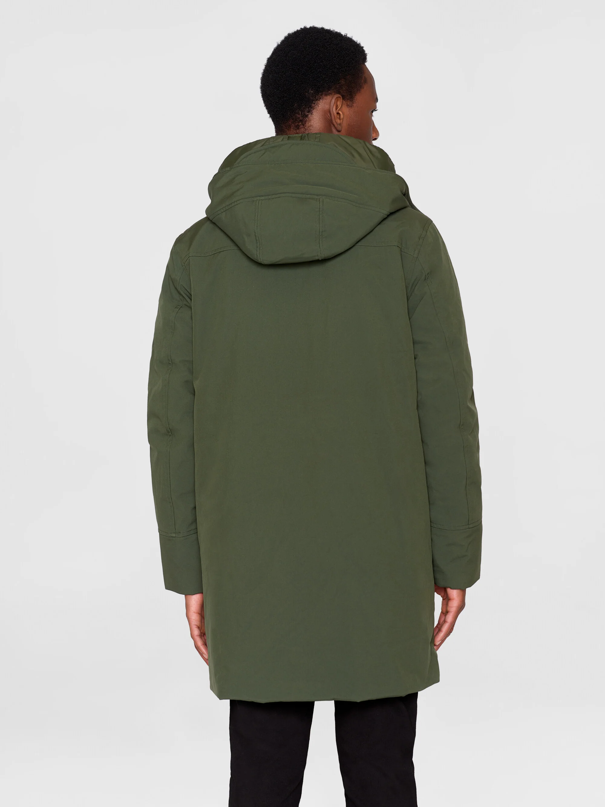 Long soft shell jacket CLIMATE SHELL™ - Forest Night - Image 3