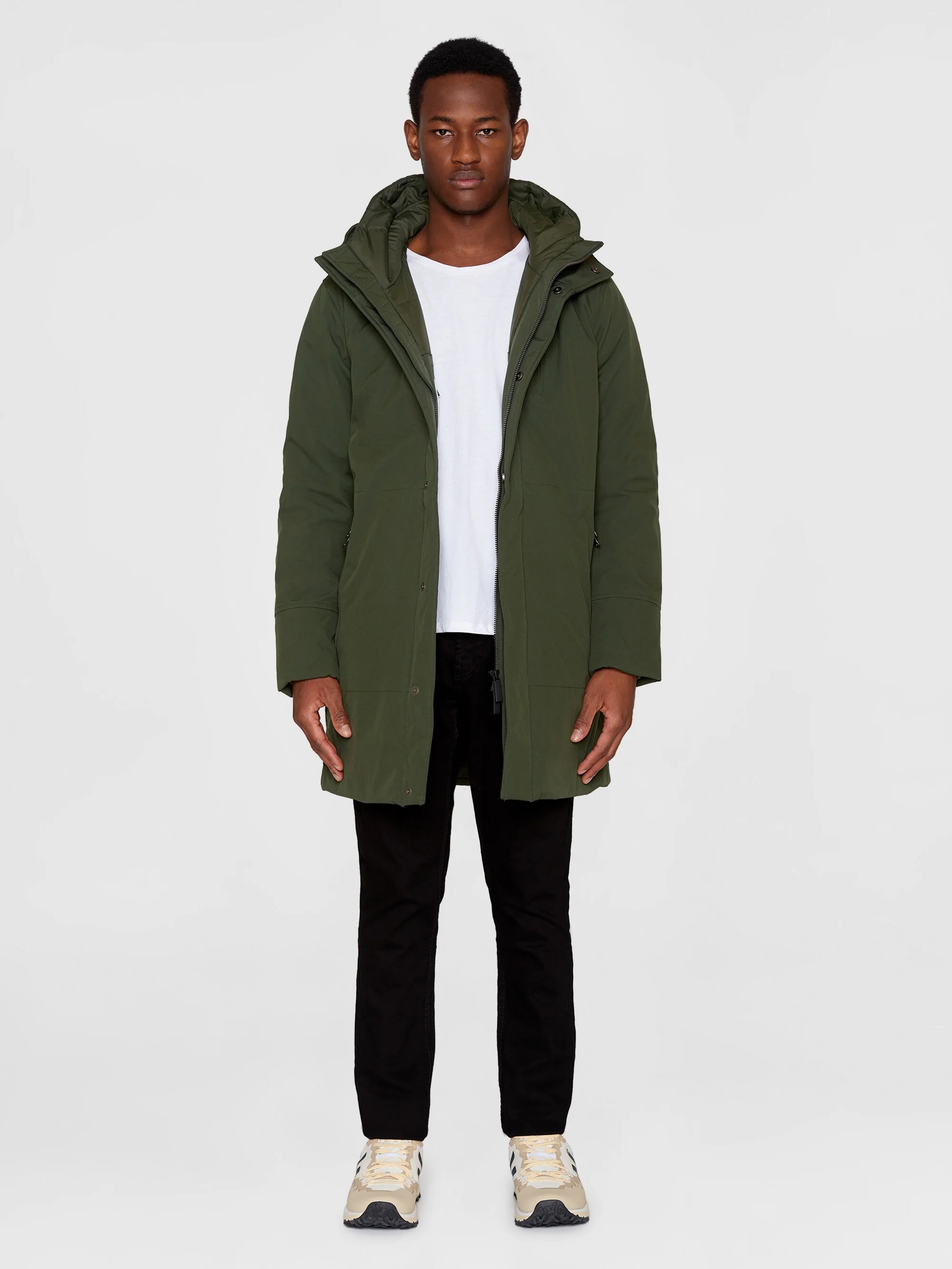 Long soft shell jacket CLIMATE SHELL™ - Forest Night - Image 4