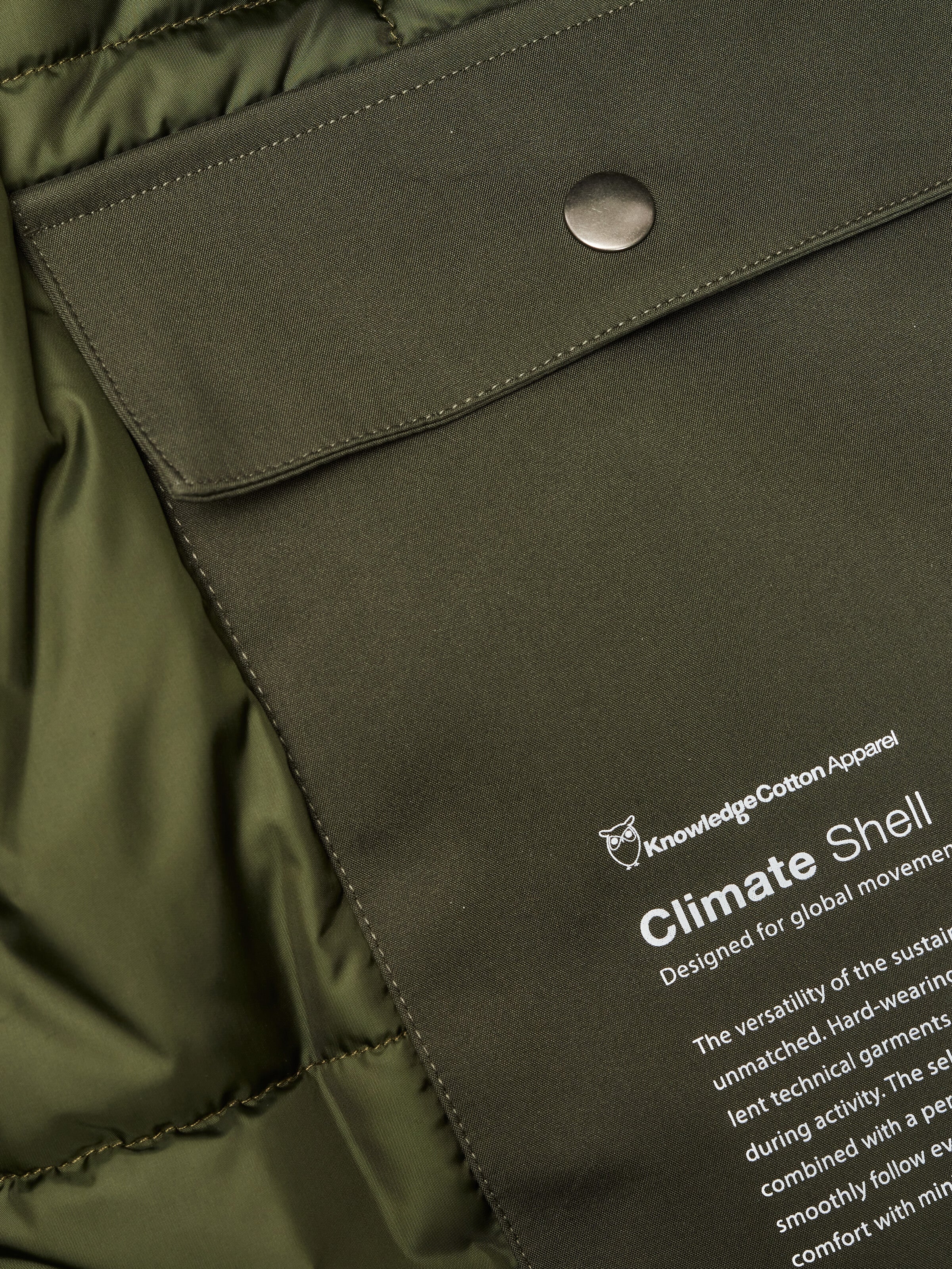 Long soft shell jacket CLIMATE SHELL™ - Forest Night - Image 9