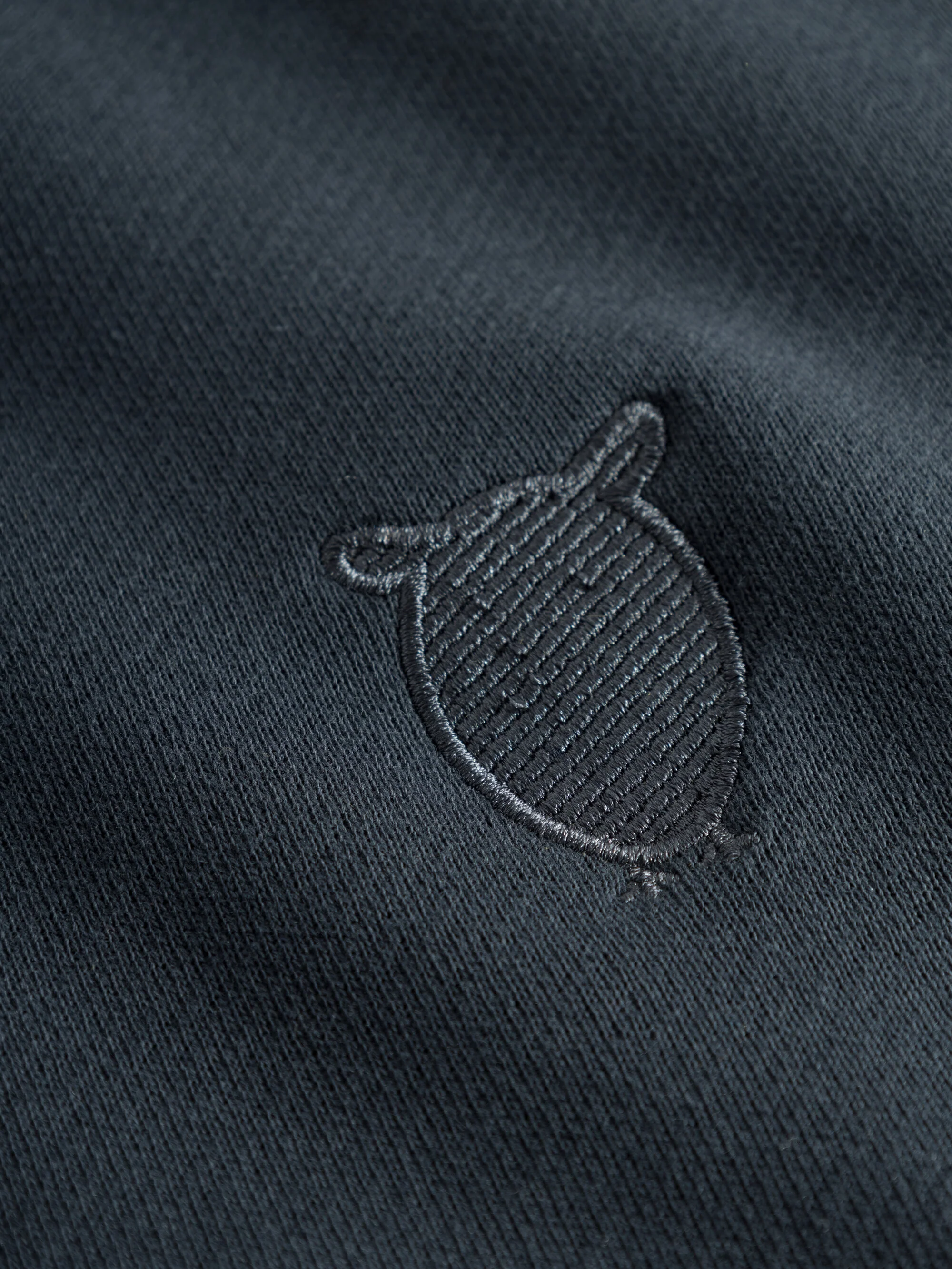 Straight fit sweat with embroidery at chest - Total Eclipse - Image 6
