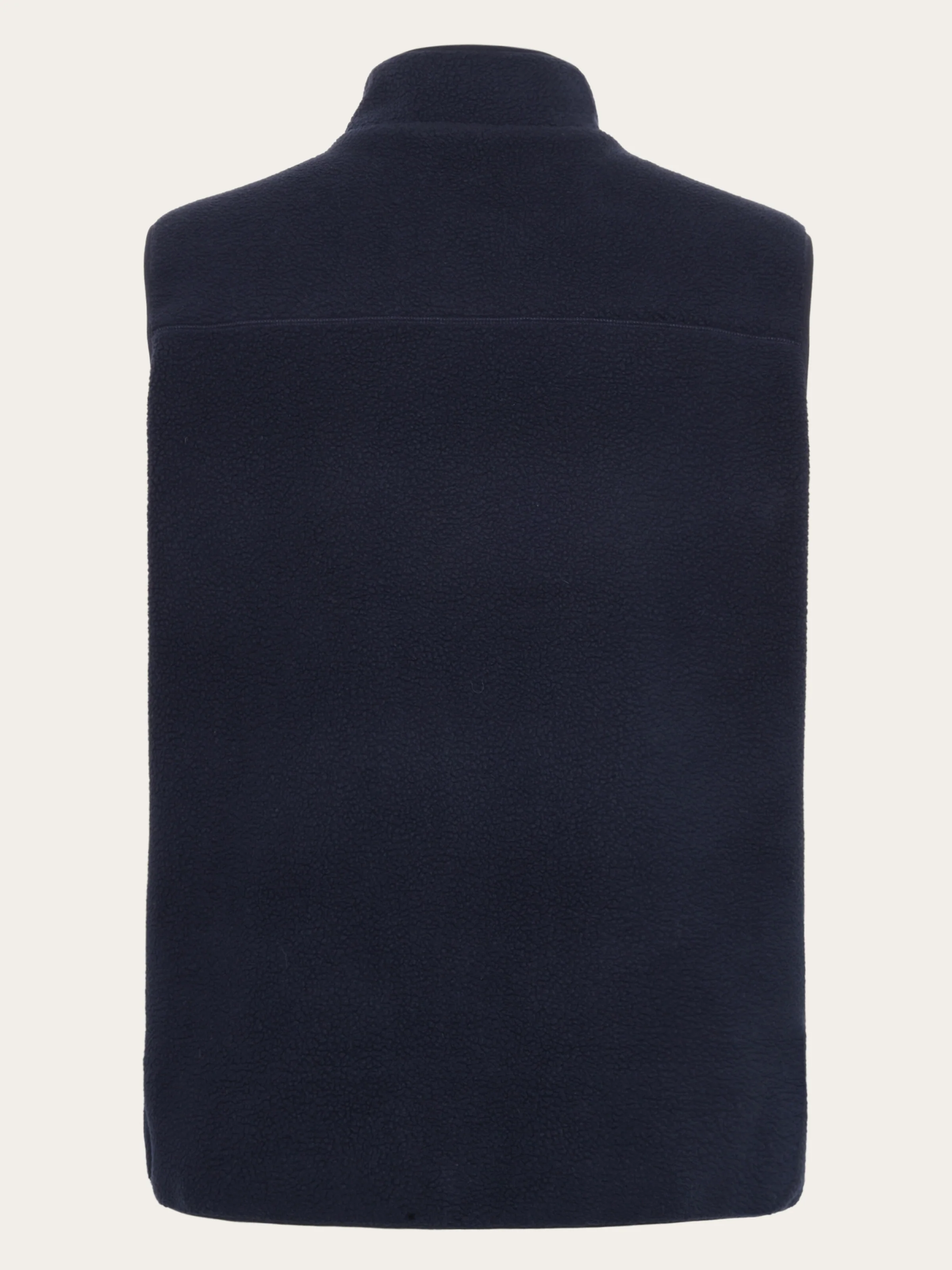 Loose Fit Zip Fleece Vest GRS/Vegan - Night Sky - Image 3