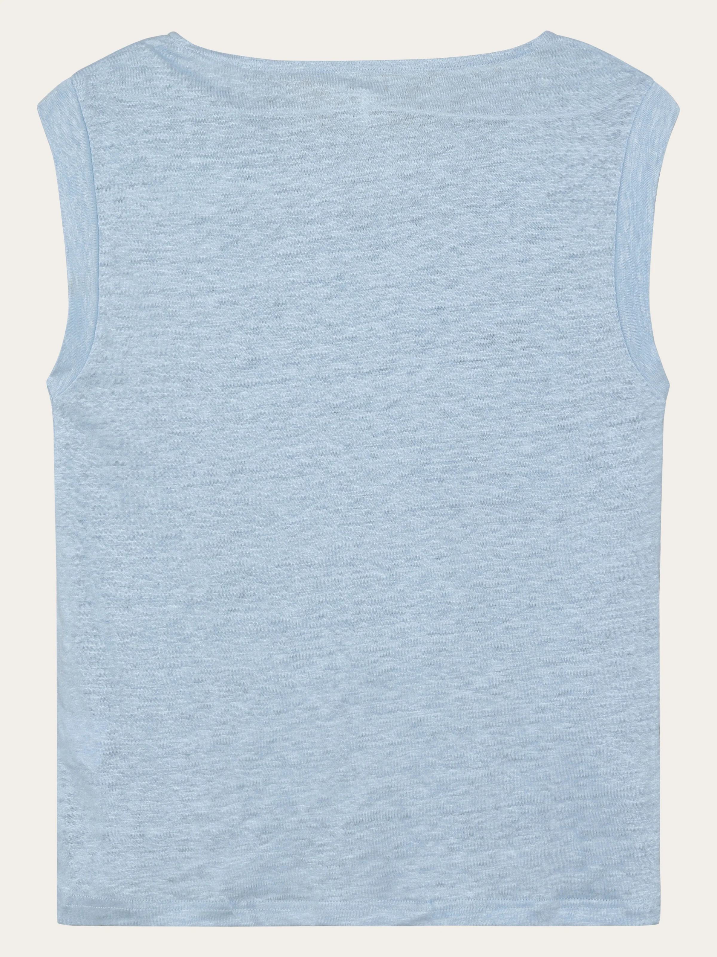 Loose fold up linen t-shirt - Skyway - Image 3