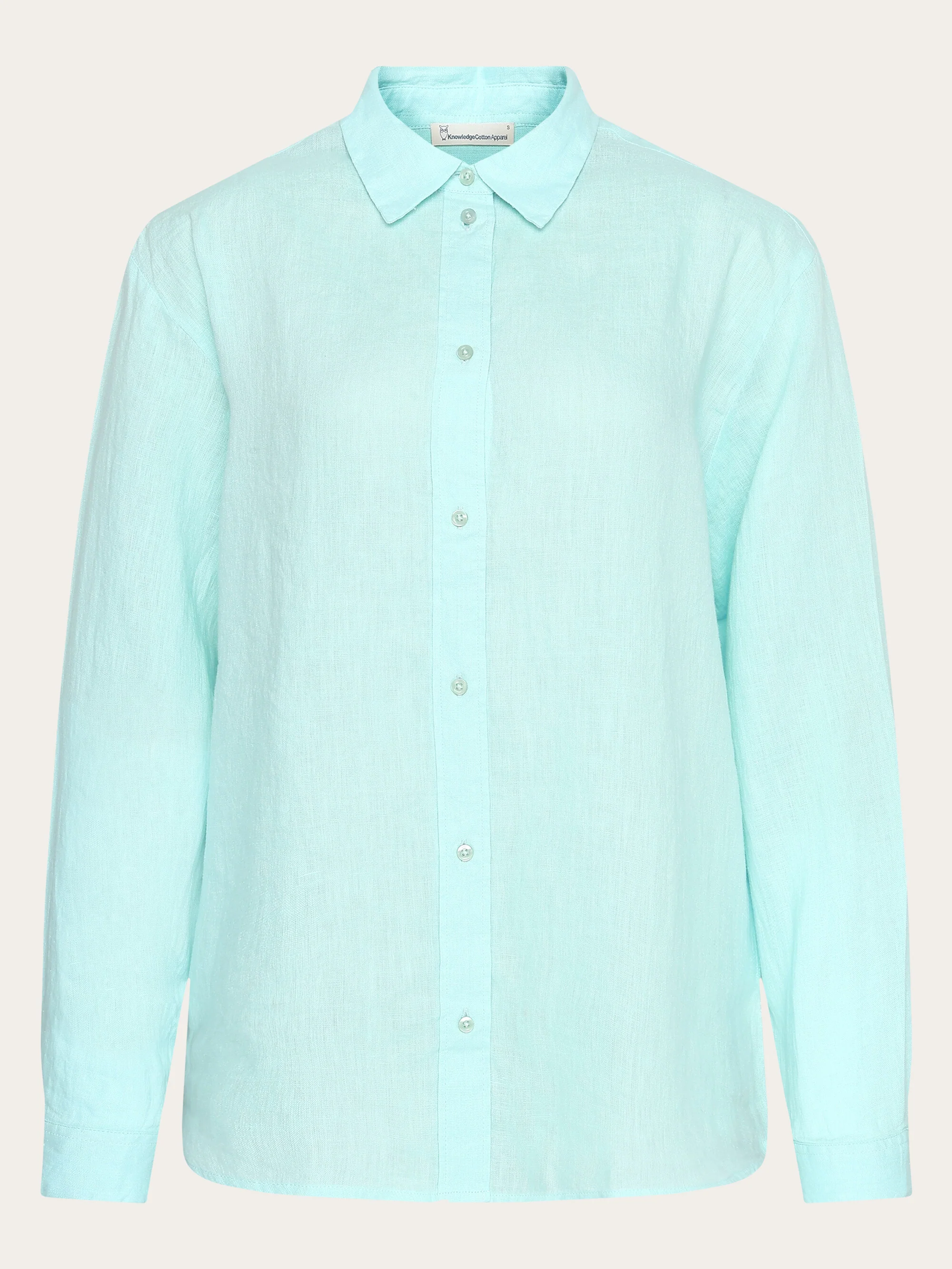 Loose linen shirt - Aqua Esque