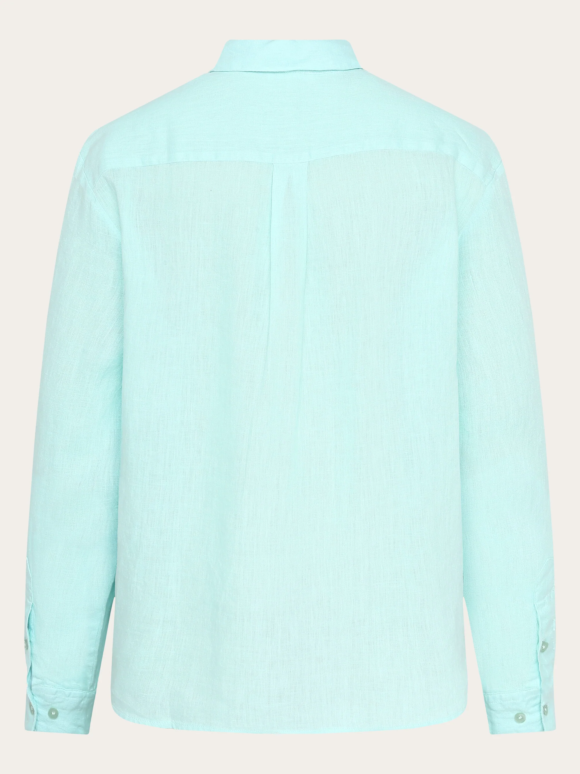 Loose linen shirt - Aqua Esque - Image 3