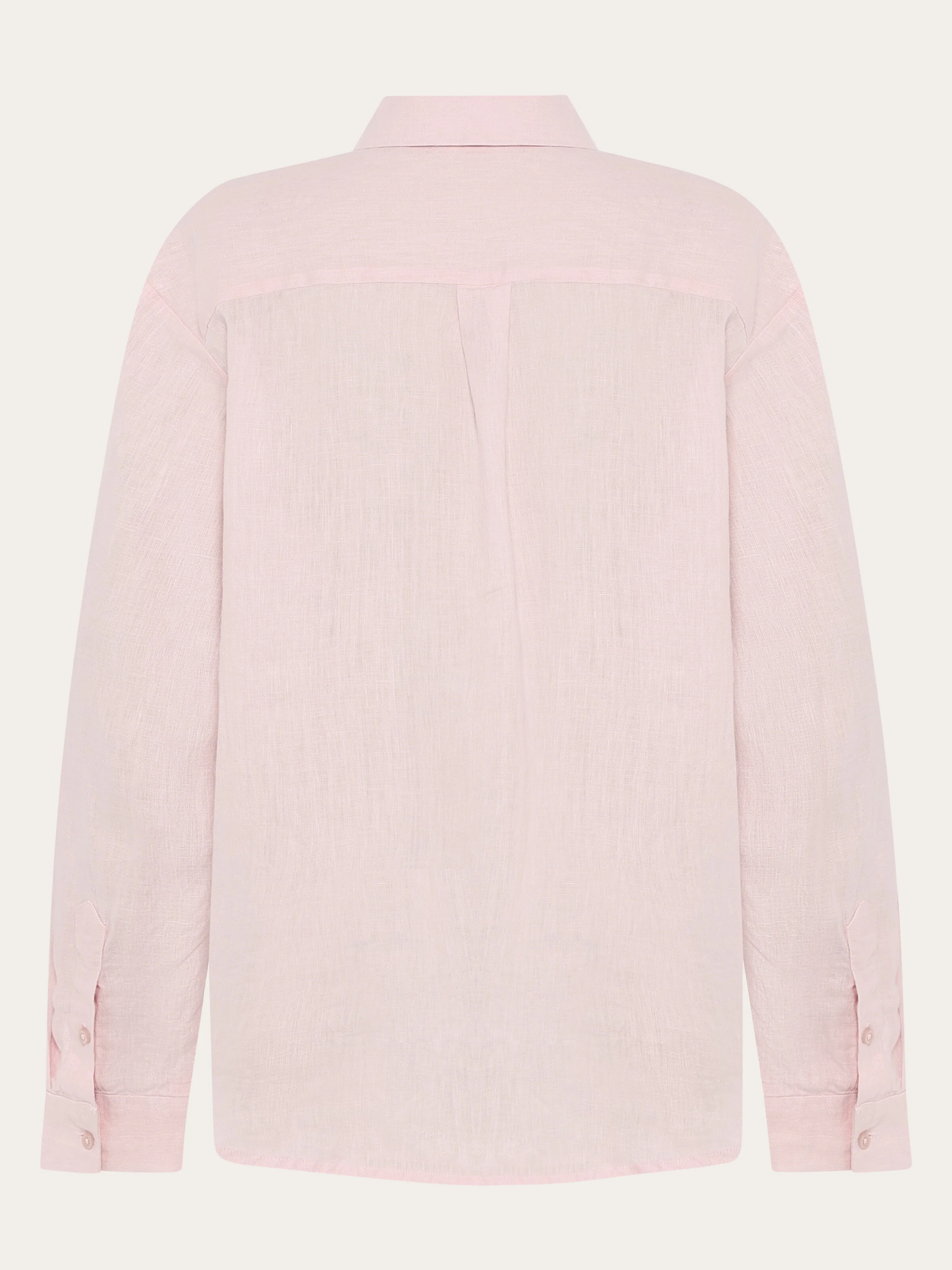 Loose linen shirt - Pale Lilac - Image 4