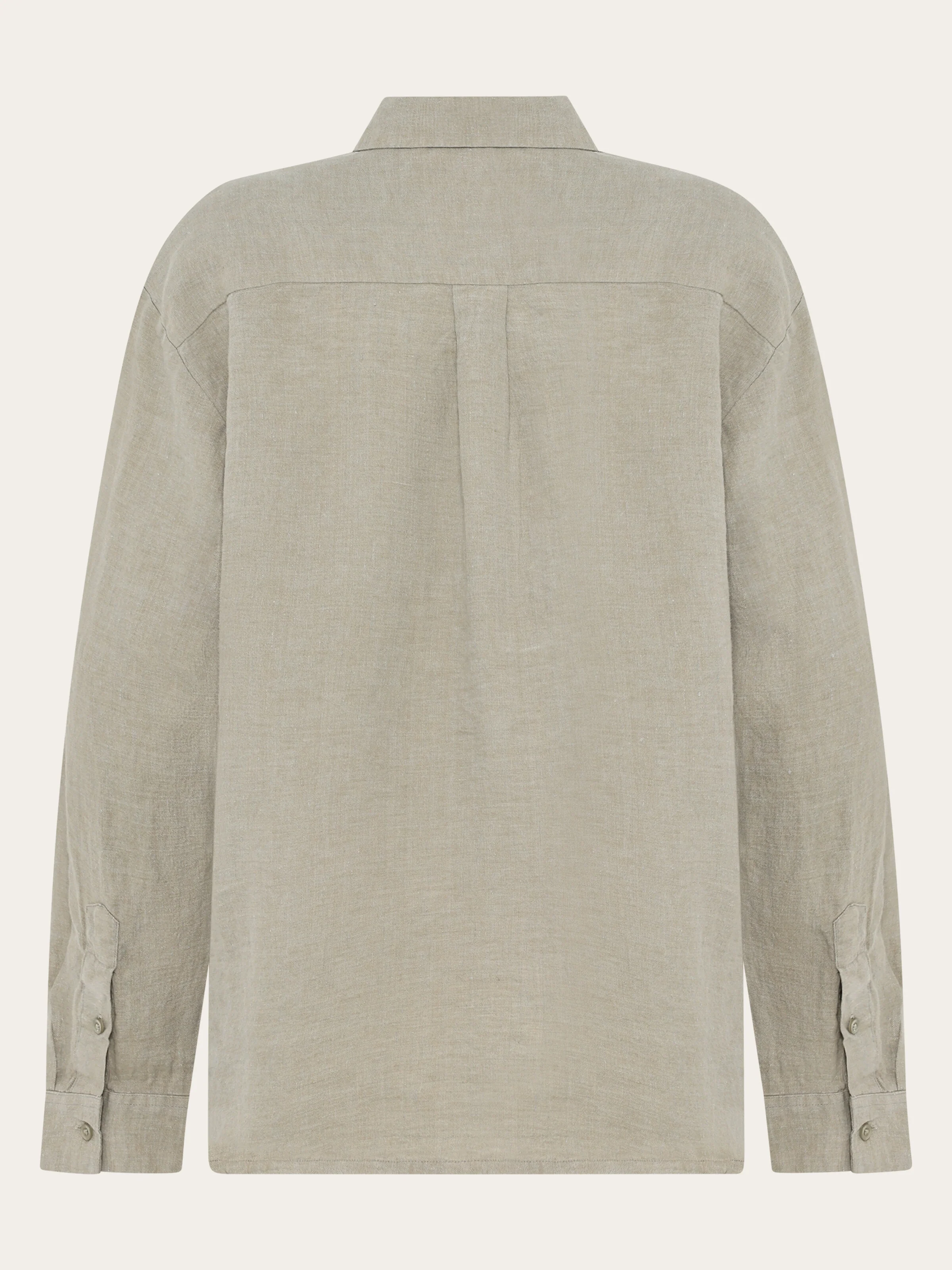 Loose linen shirt - Yarndyed Twill - Image 3