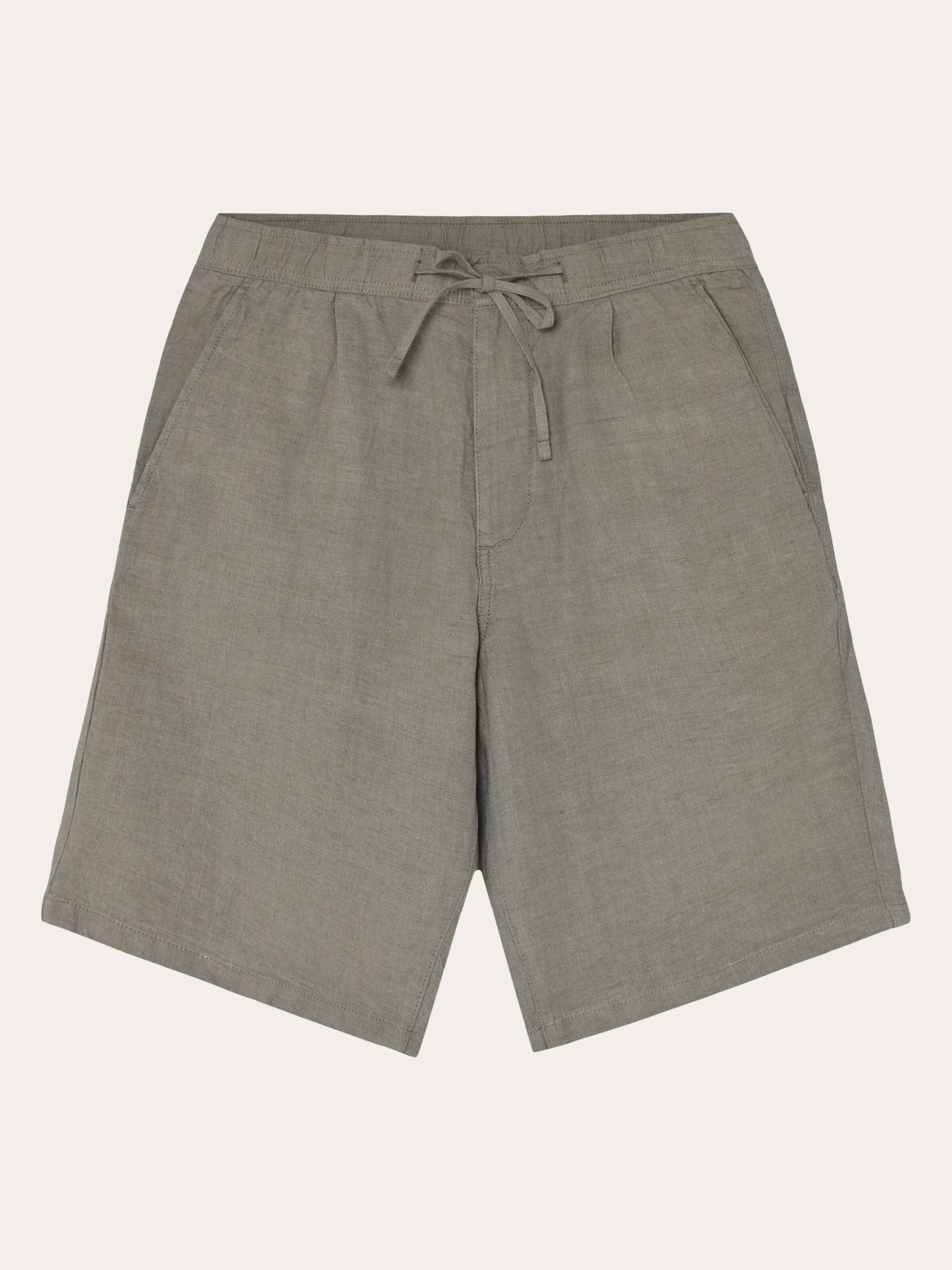 Loose Linen shorts - Yarndyed Twill