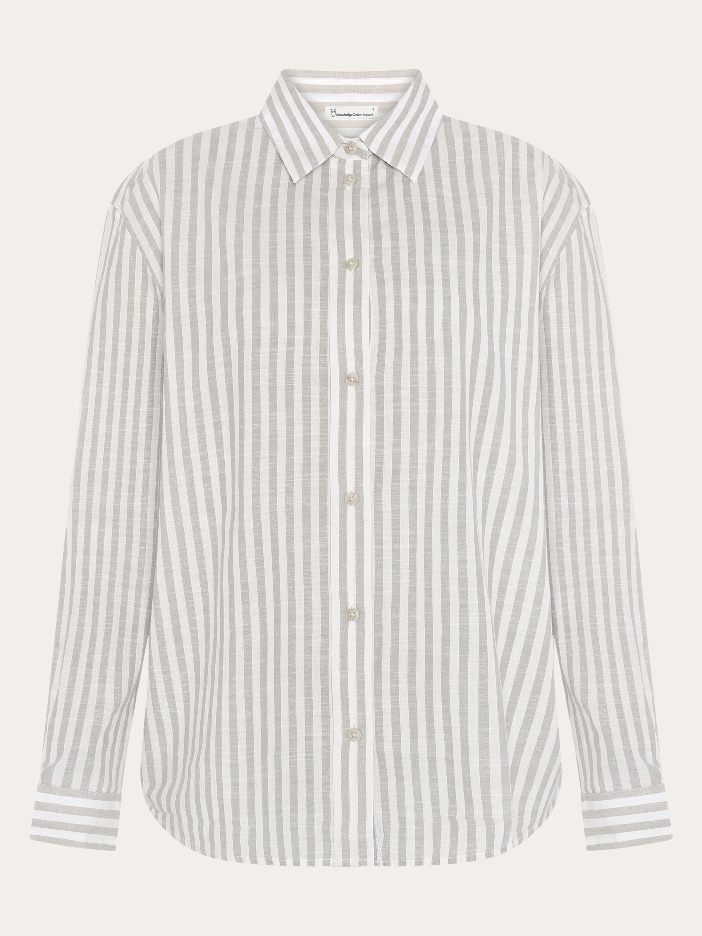 Loose stripe shirt - Creme Stripe