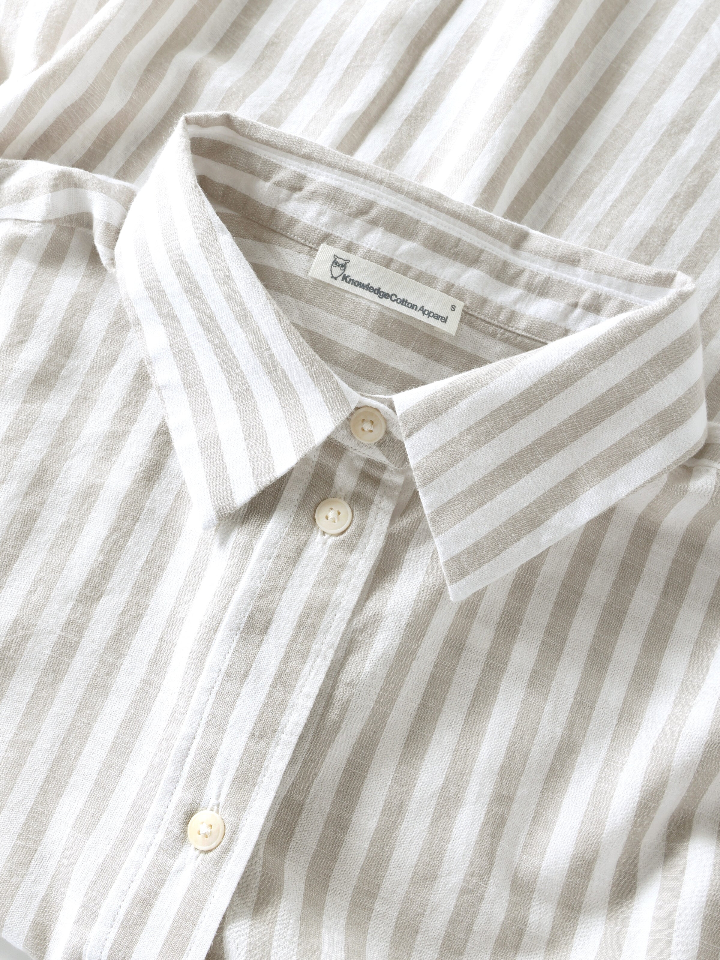 Loose stripe shirt - Creme Stripe - Image 2