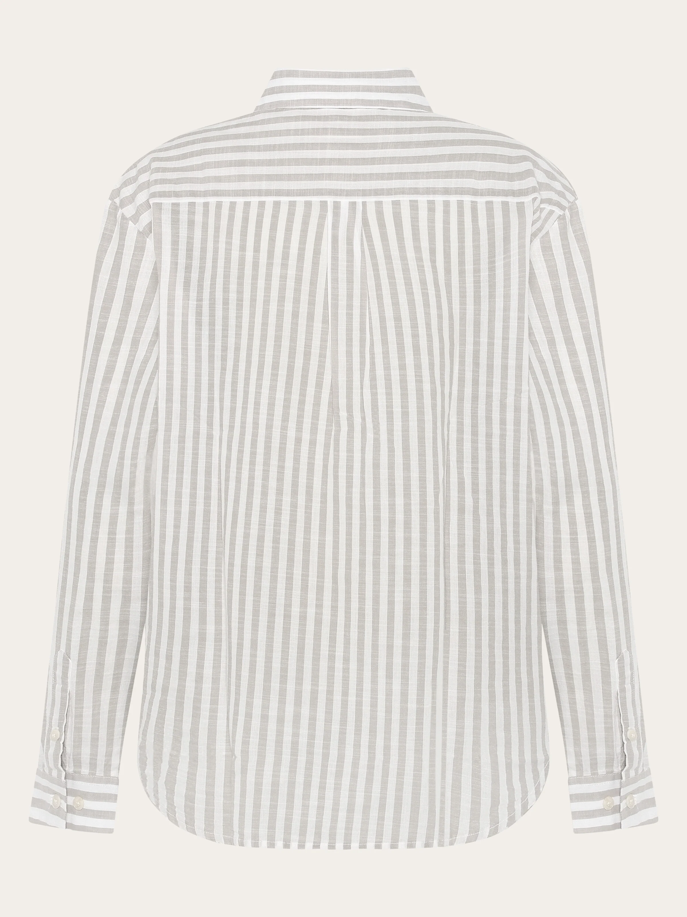Loose stripe shirt - Creme Stripe - Image 3