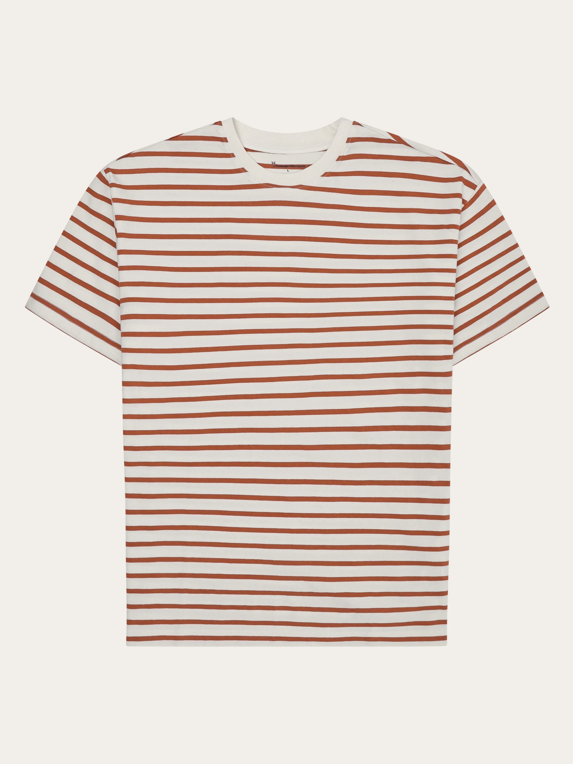 Loose striped t-shirt - Red Stripe