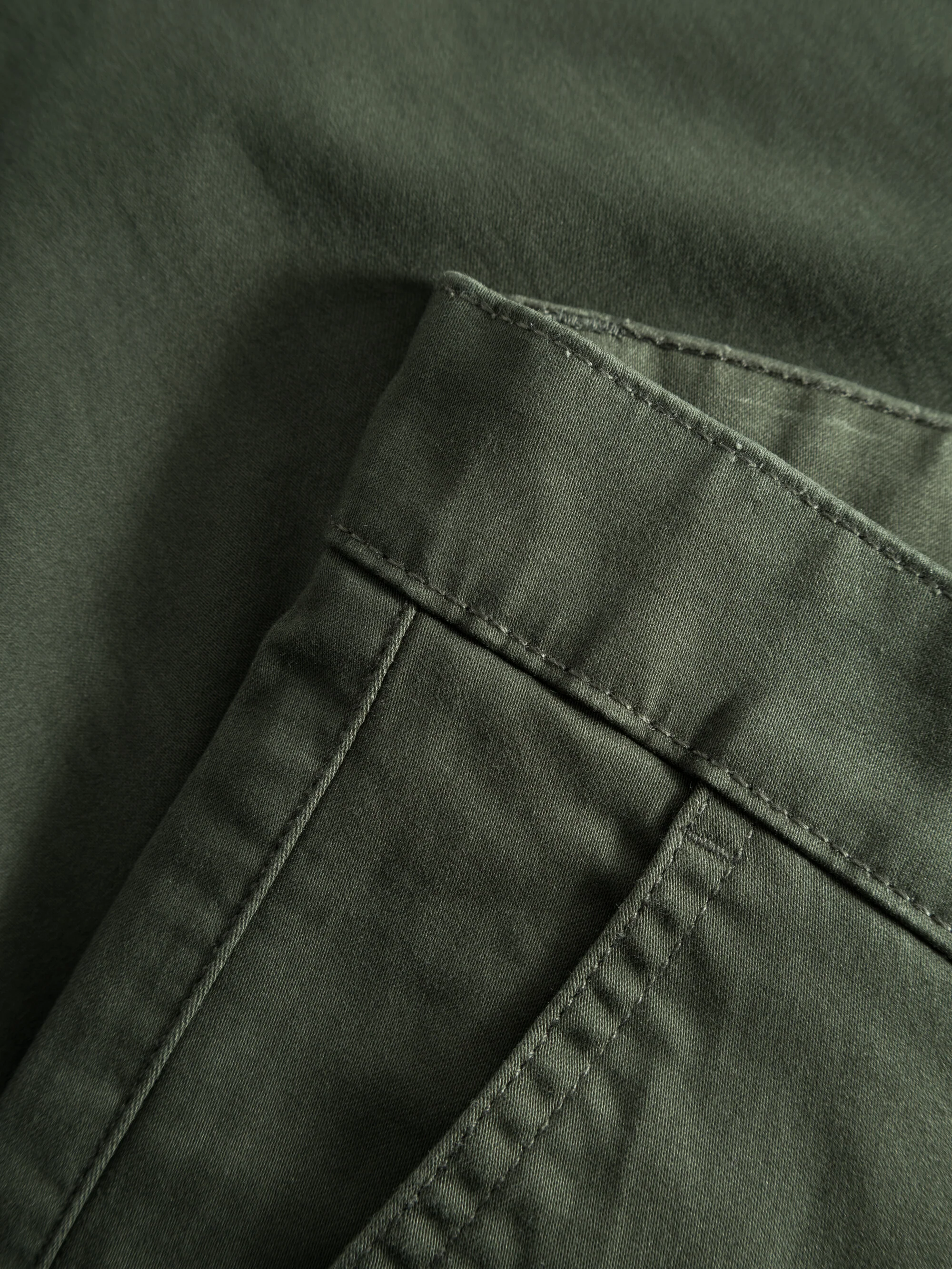 LUCA slim twill chino pants - Forest Night - Image 8