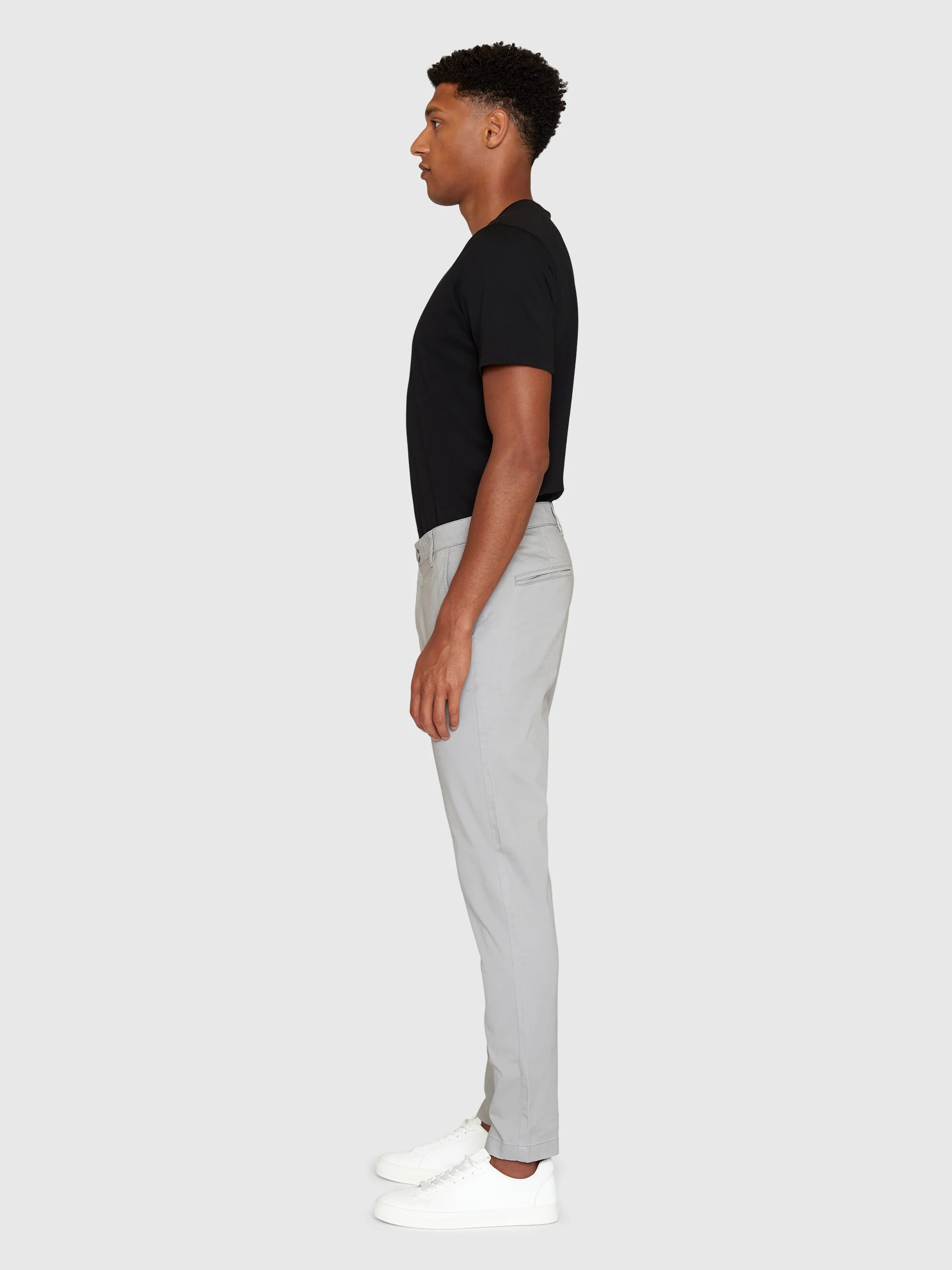 LUCA slim twill chino pants - Alloy - Image 6