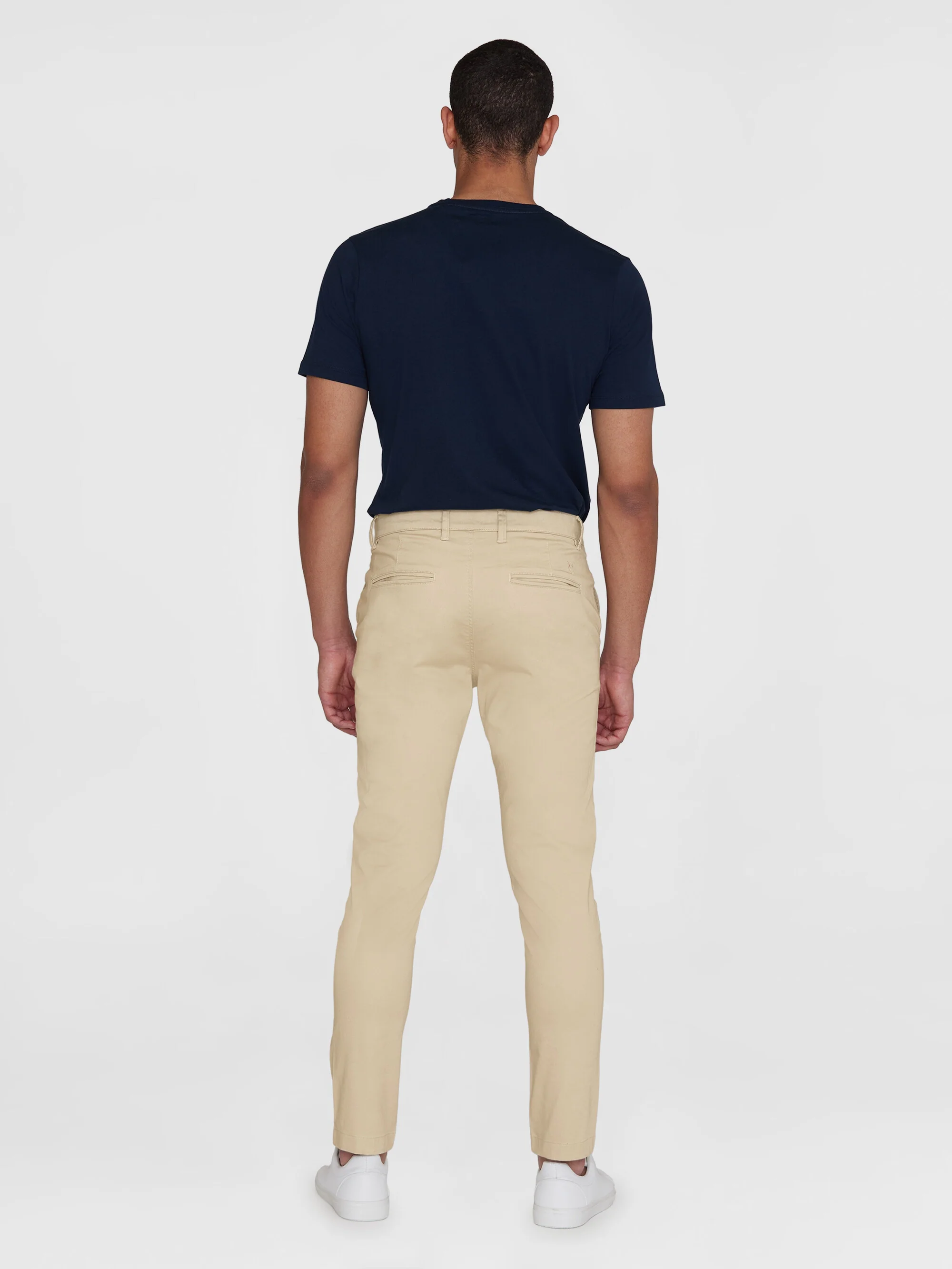 LUCA slim twill chino pants - Light feather gray - Image 5