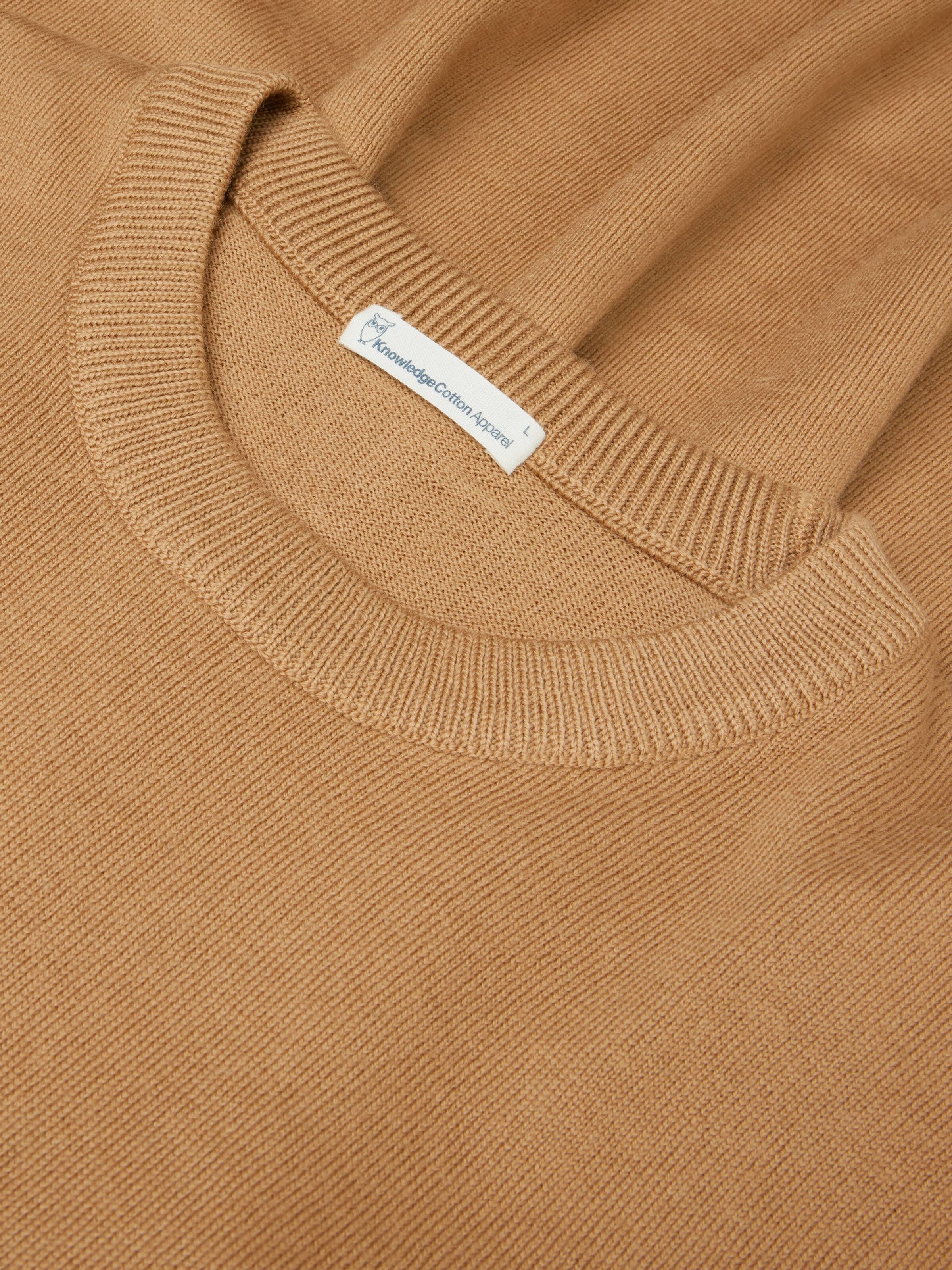 Merino crew neck sweater - Apple Cinnamon - Image 3