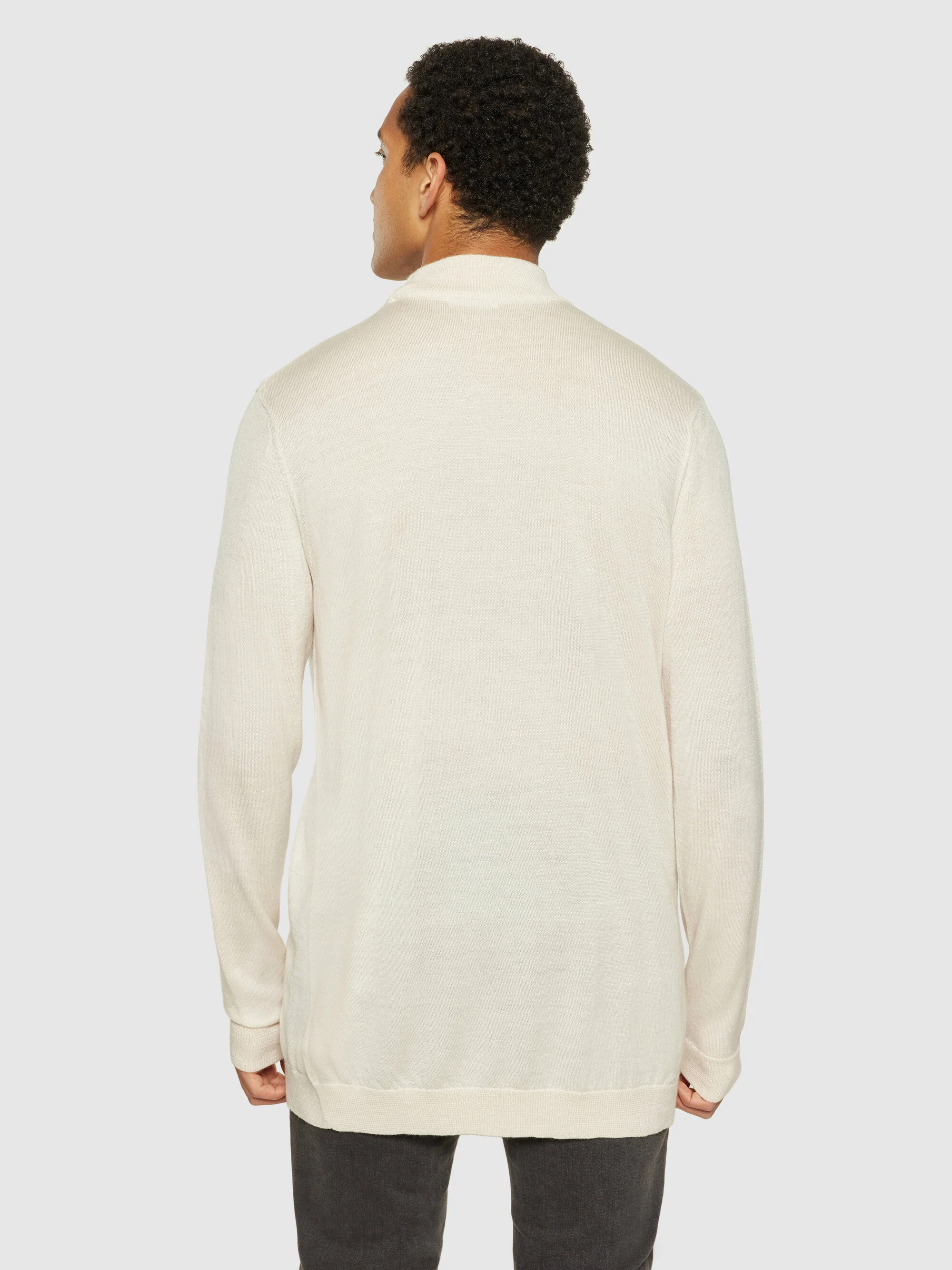 Merino mock neck - RWS - Kelp - Image 3