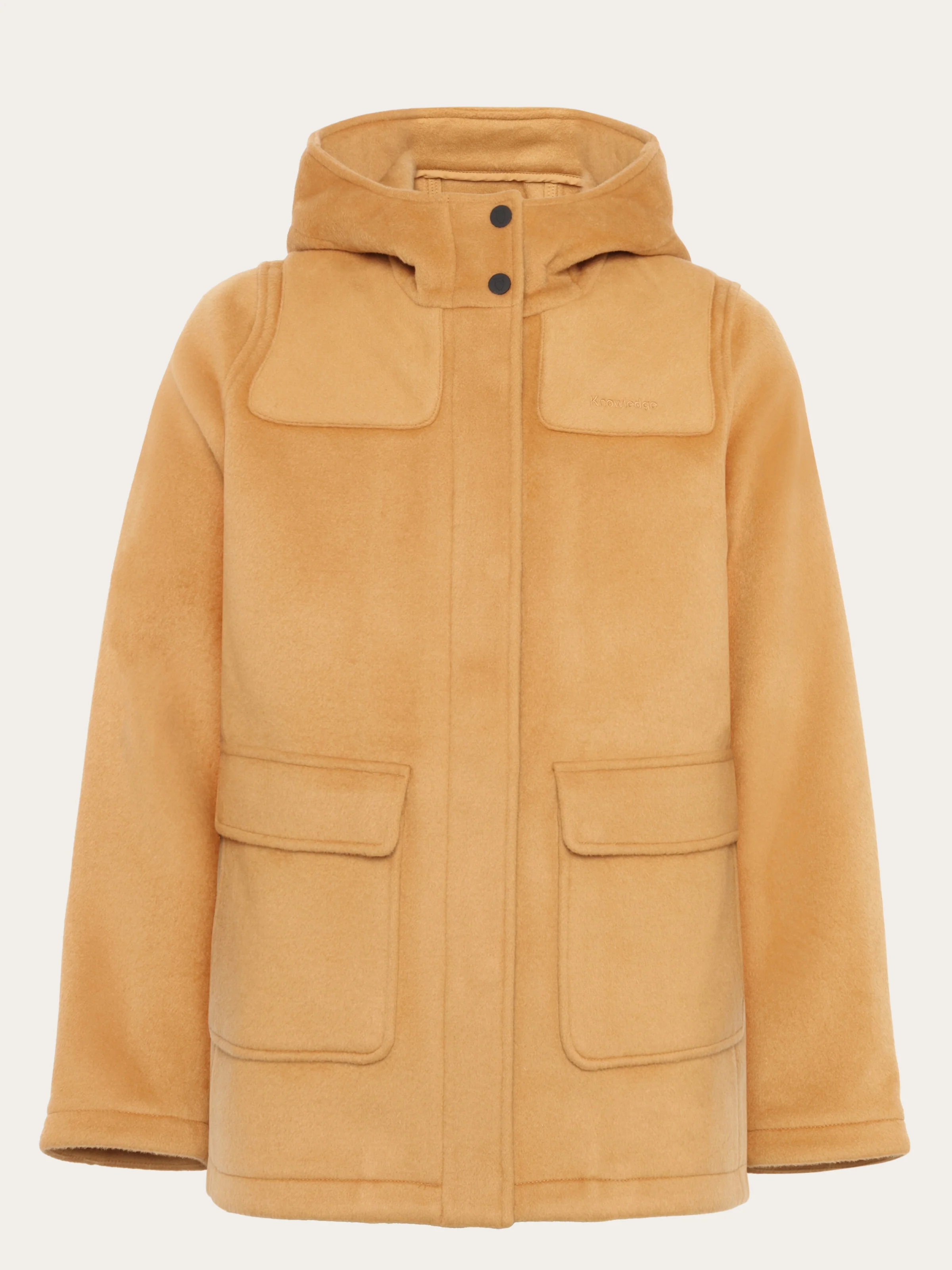 Merino Wool Duffel Jacket - GRS - Apple Cinnamon