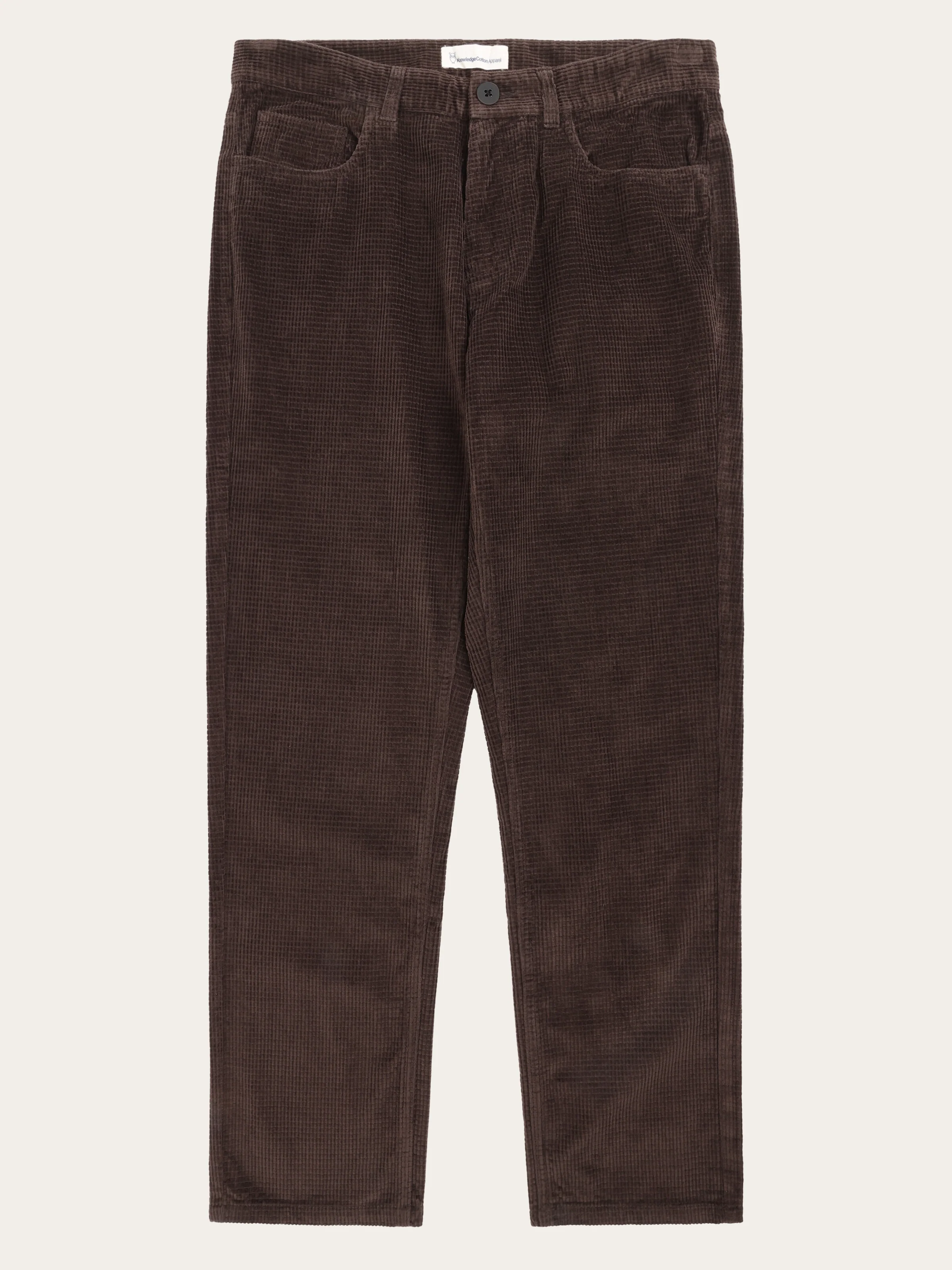 Organic Cotton Chuck 5-pocket Corduroy Pants GOTS - Chocolate Torte