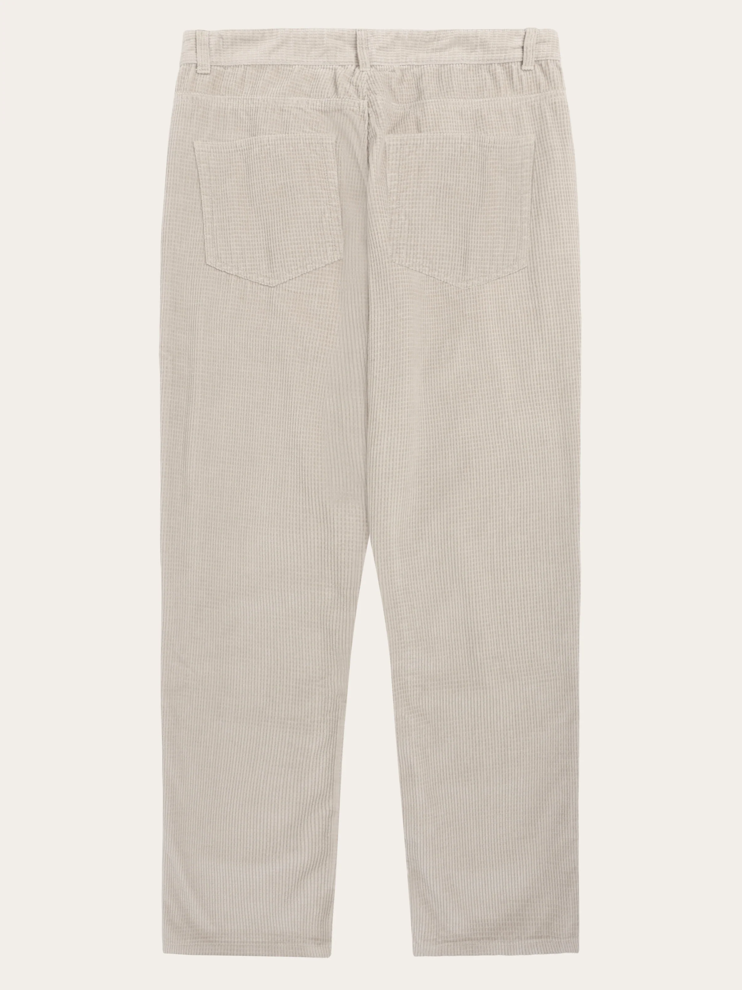 Organic Cotton Chuck 5-pocket Corduroy Pants GOTS - Light feather gray - Image 3