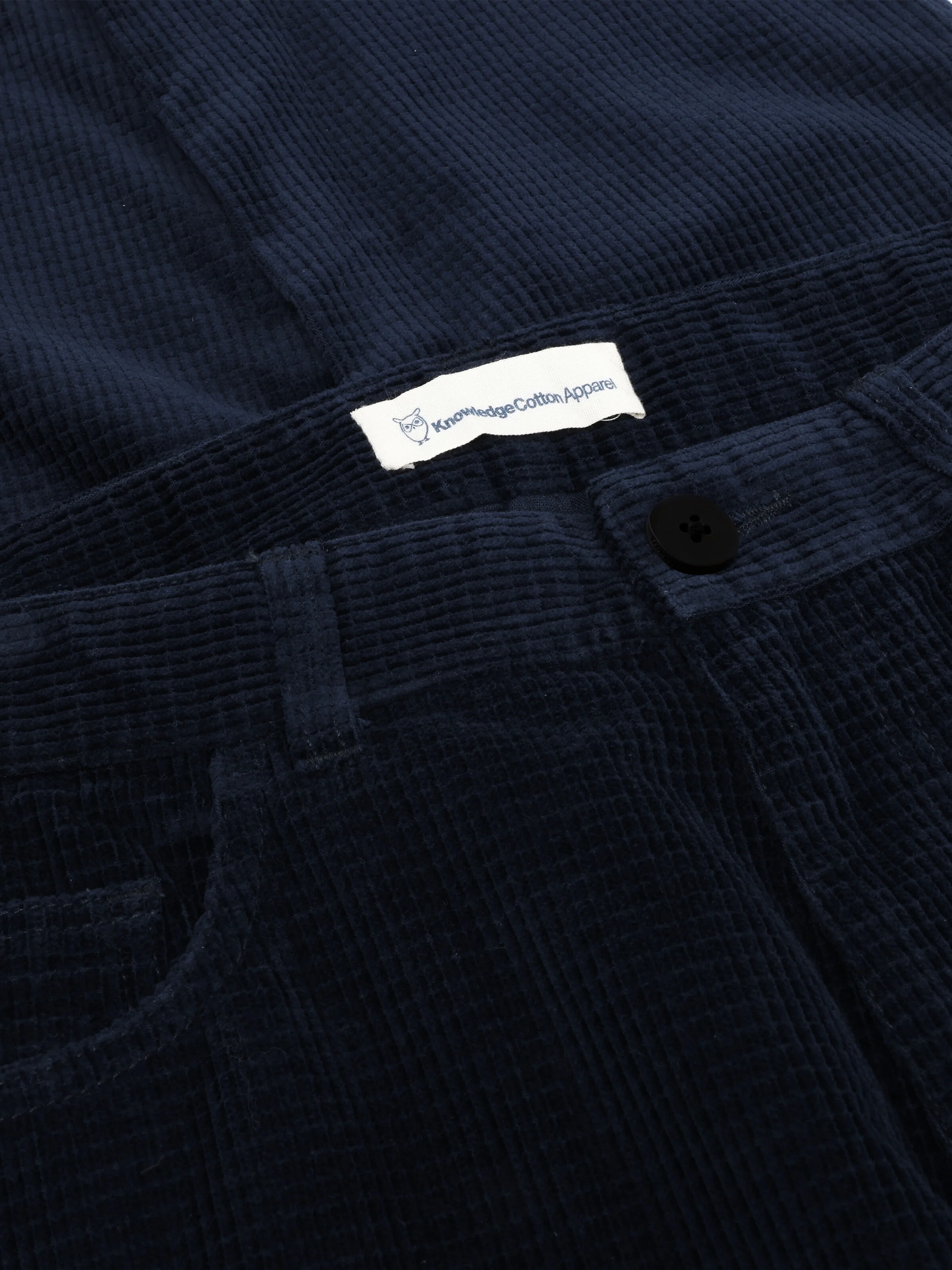 Organic Cotton Chuck 5-pocket Corduroy Pants GOTS - Night Sky - Image 3