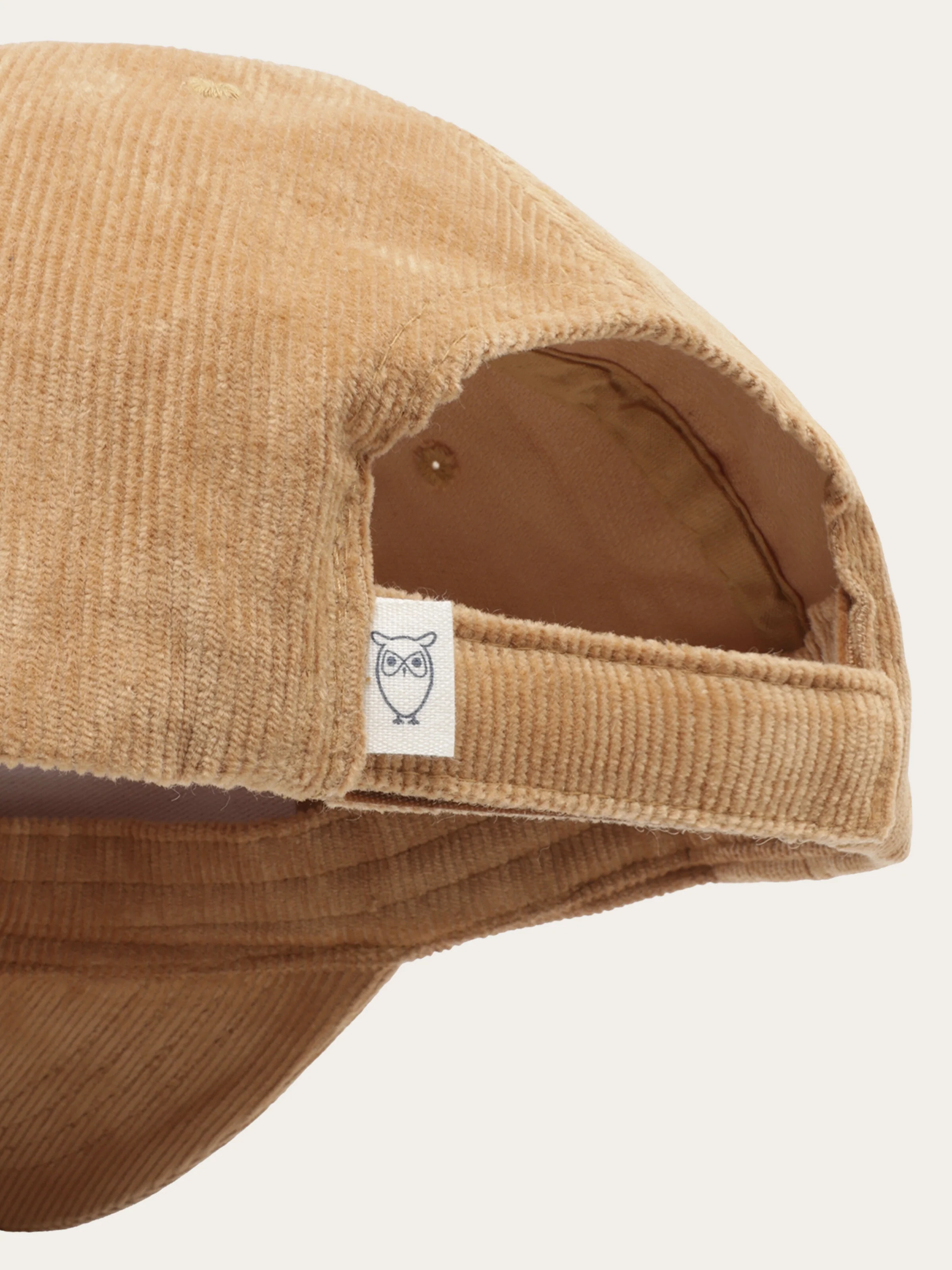 Organic Cotton Corduroy Cap GOTS - Apple Cinnamon - Image 3