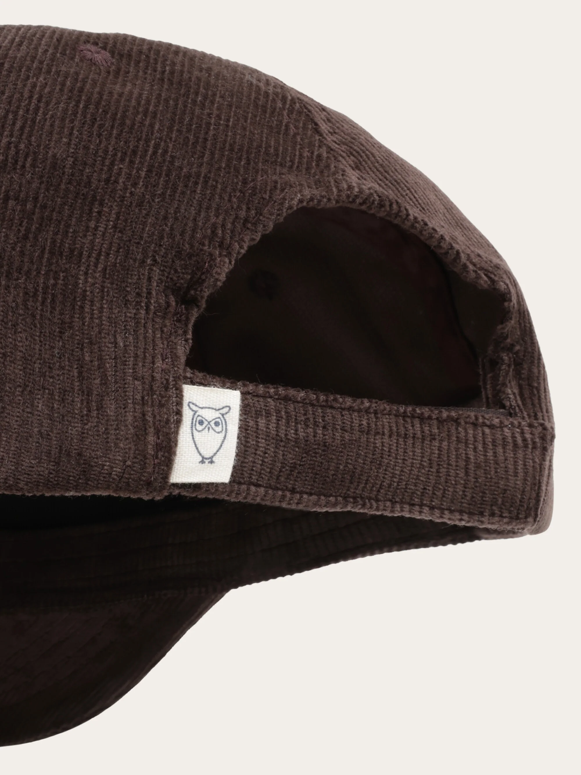 Organic Cotton Corduroy Cap GOTS - Chocolate Torte - Image 2