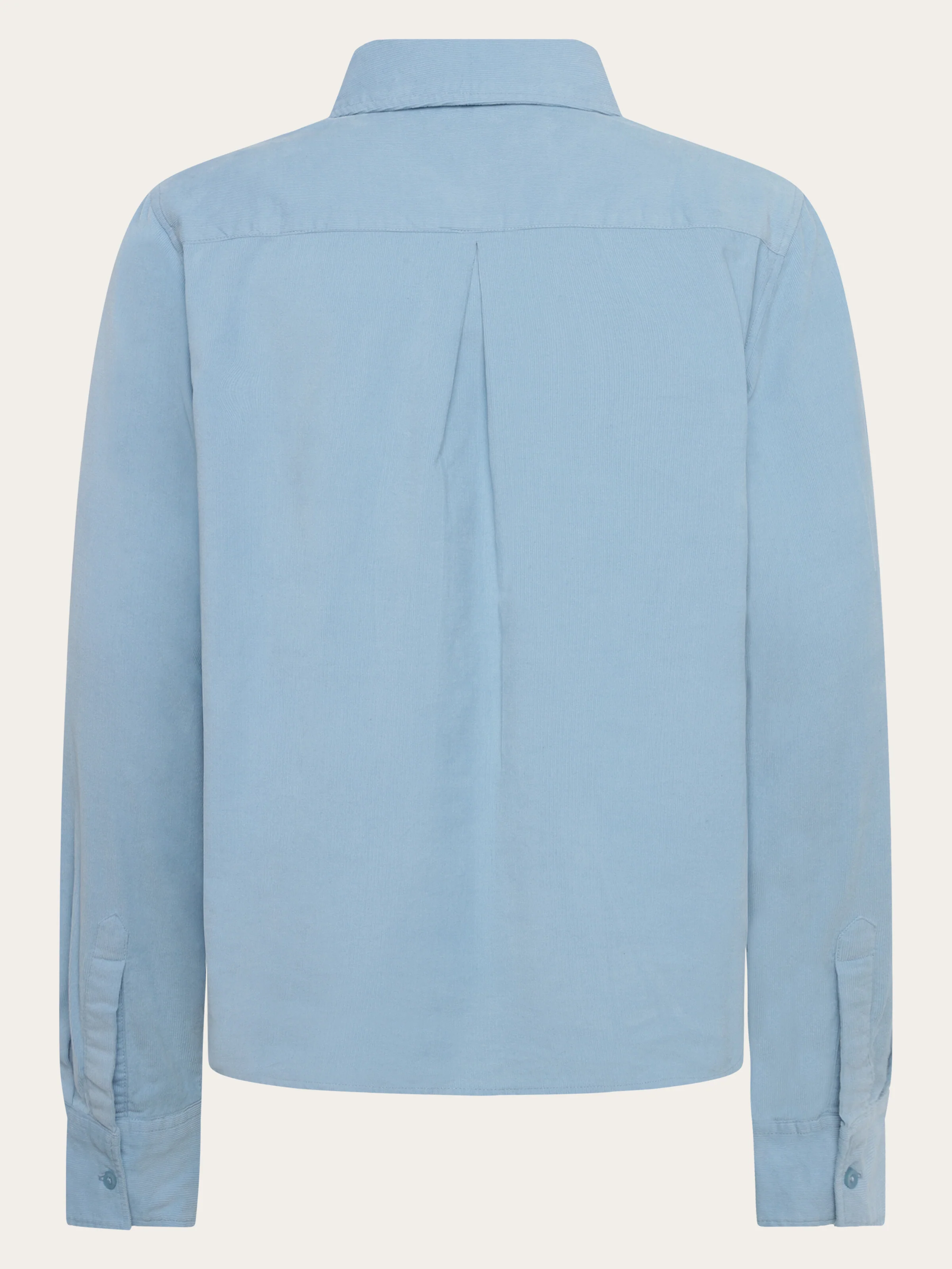 Organic Cotton Corduroy Shirt GOTS - Glacier Lake - Image 2