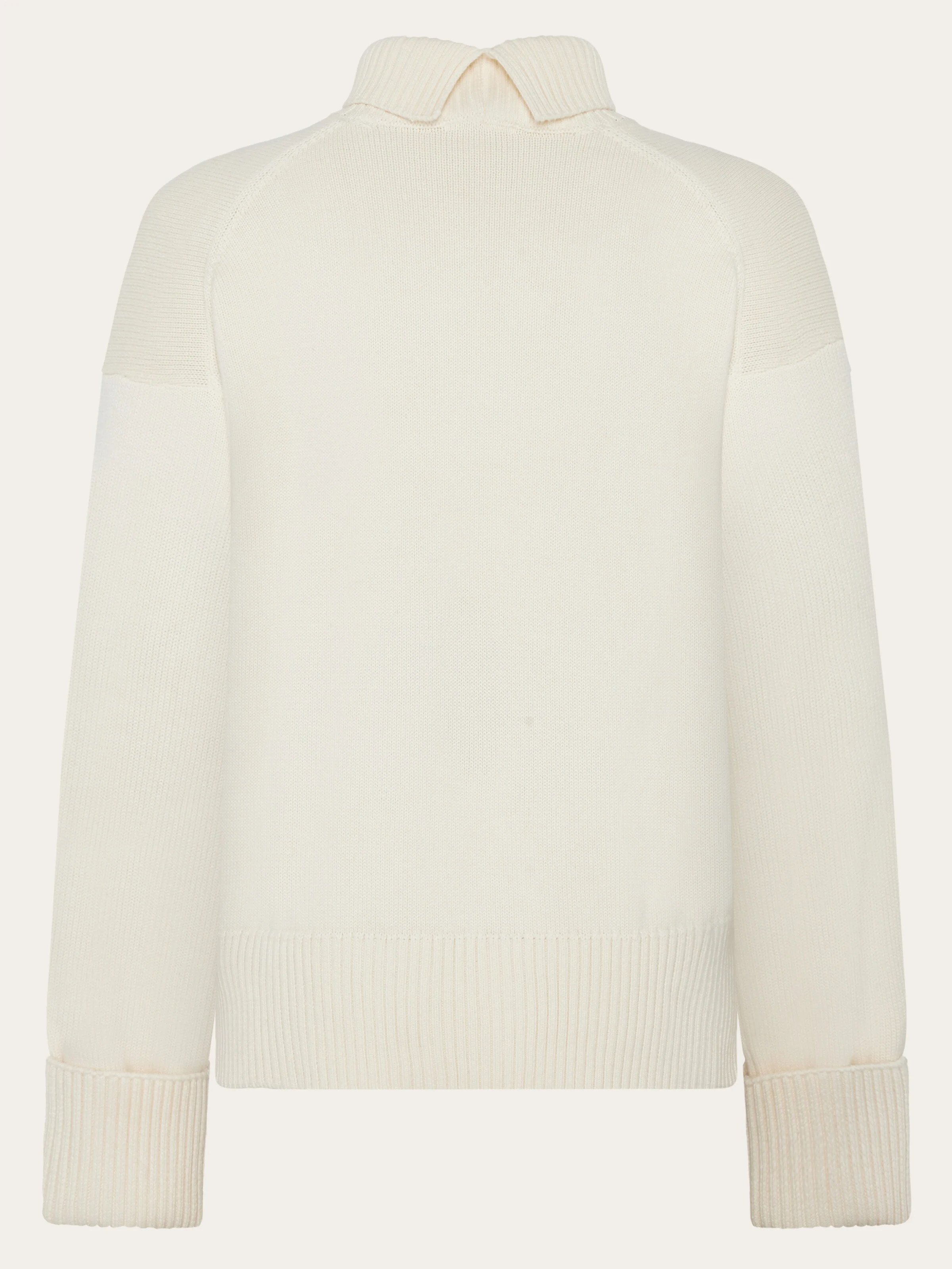 Organic Cotton Crew Neck - Regenerative Organic Certified™ - GOTS/Vegan - Egret - Image 3