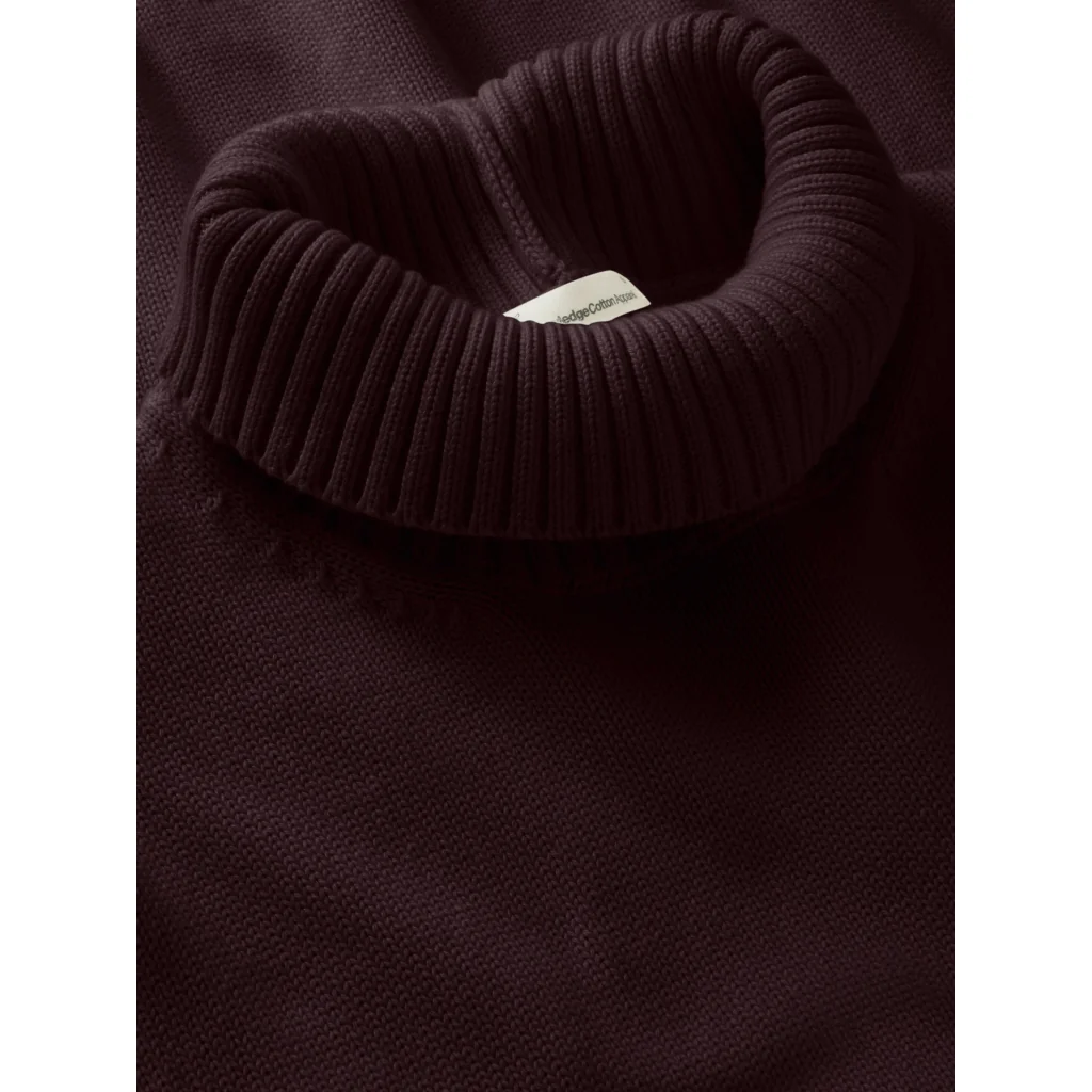 Organic Cotton Crew Neck - Regenerative Organic Certified™ - GOTS/Vegan - Fig - Image 3