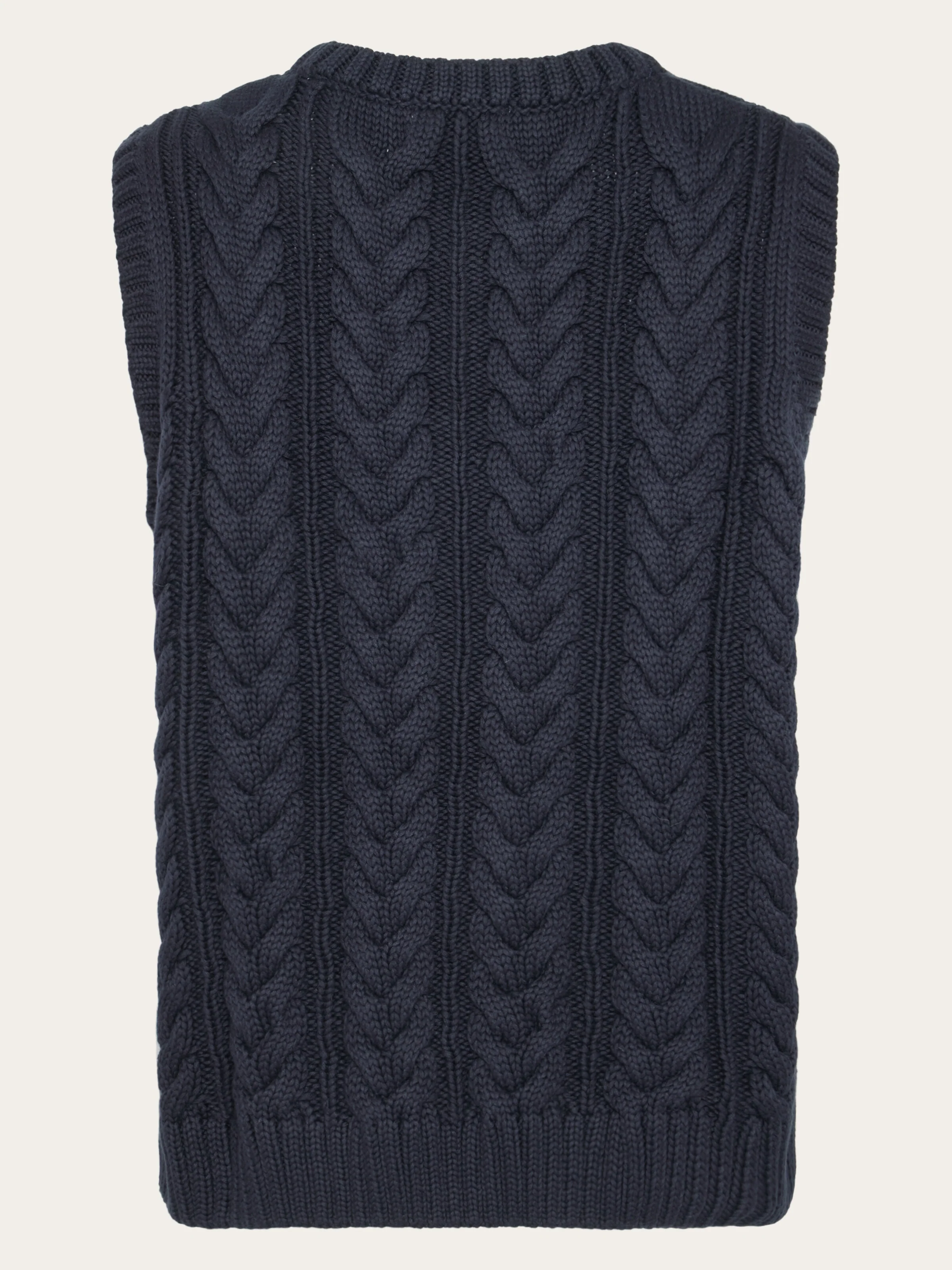 Organic Cotton Crew Neck Vest - Regenerative Organic Certified™ - GOTS/Vegan - Night Sky - Image 3